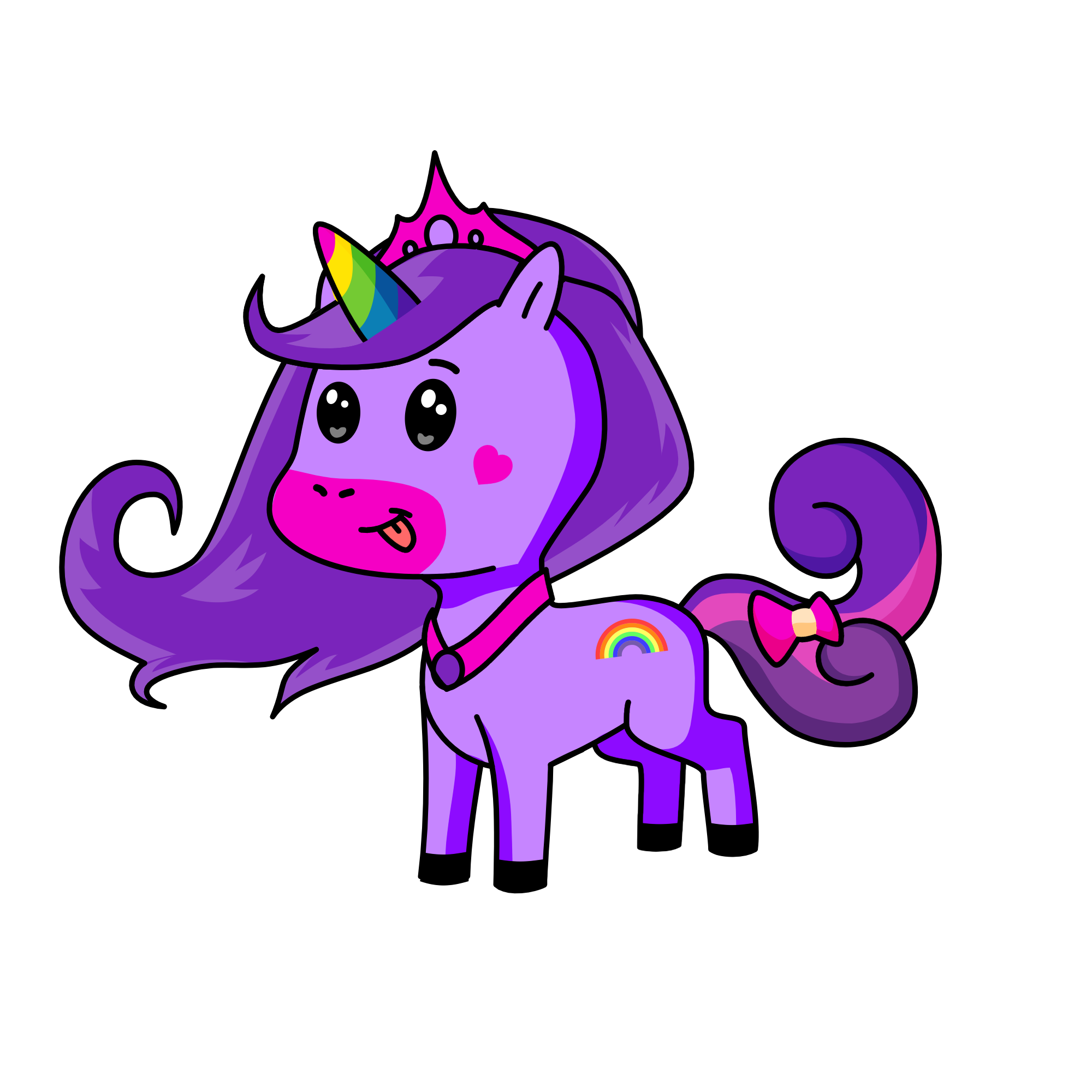 Princess Voilet, the unicorn