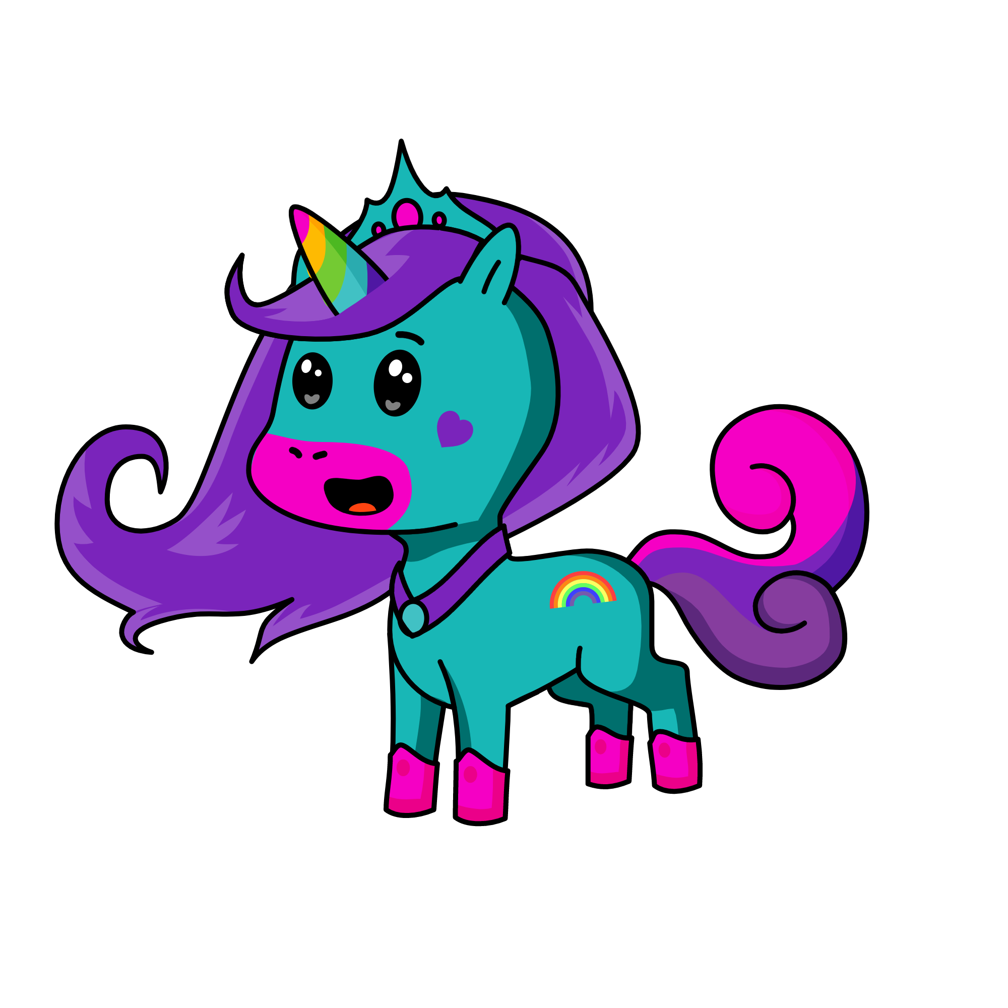 Snowy, the unicorn