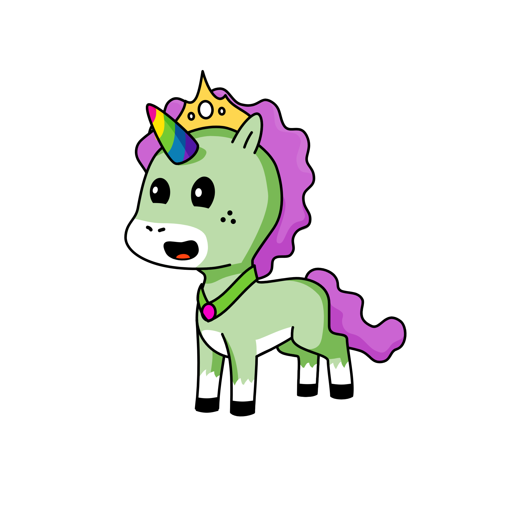 Princess Flora, the unicorn