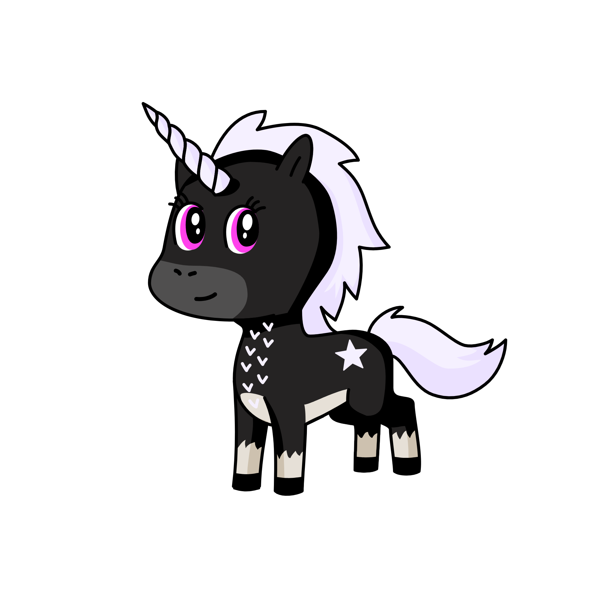 Shadow, the unicorn