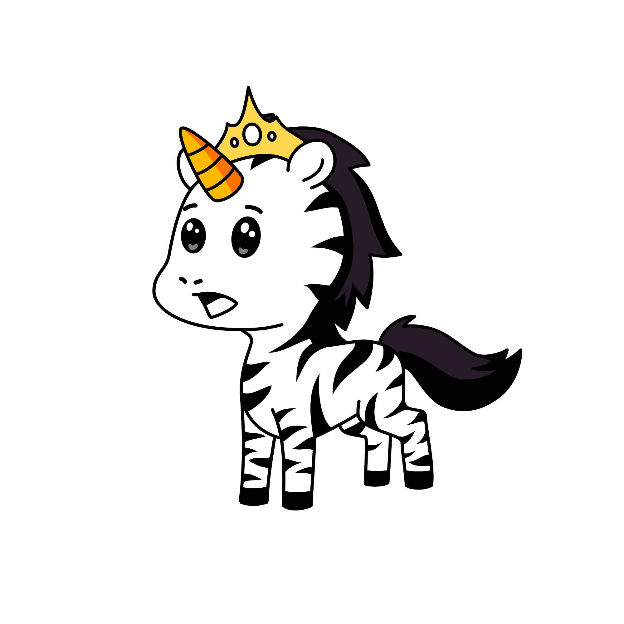 zebrina, the unicorn