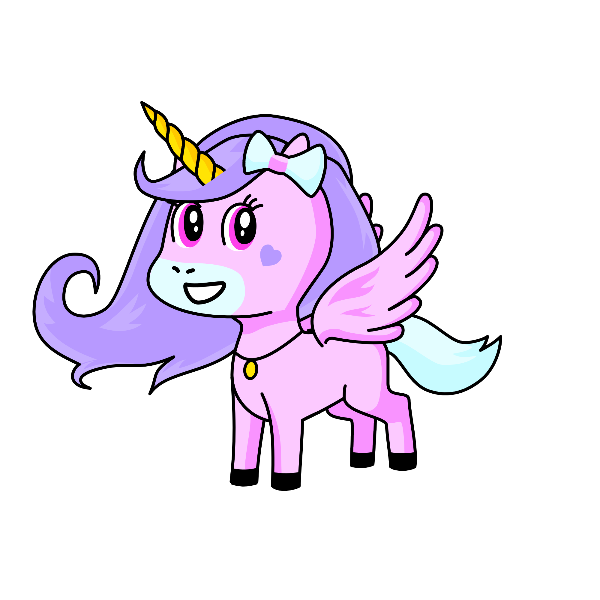 Pastel, the unicorn