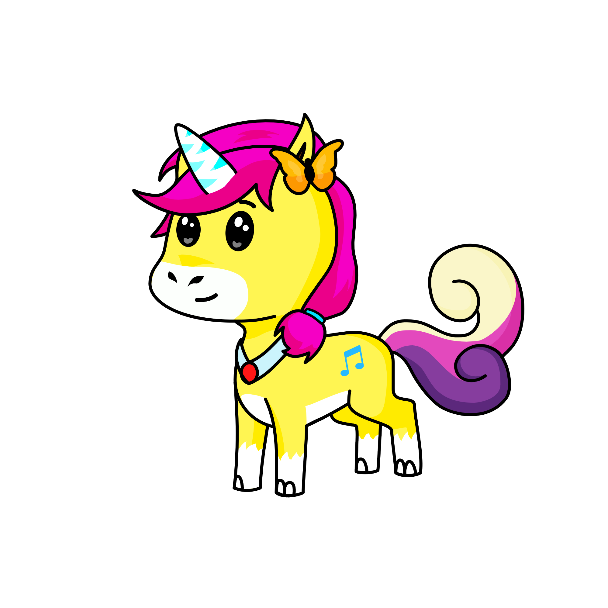 Angela, the unicorn