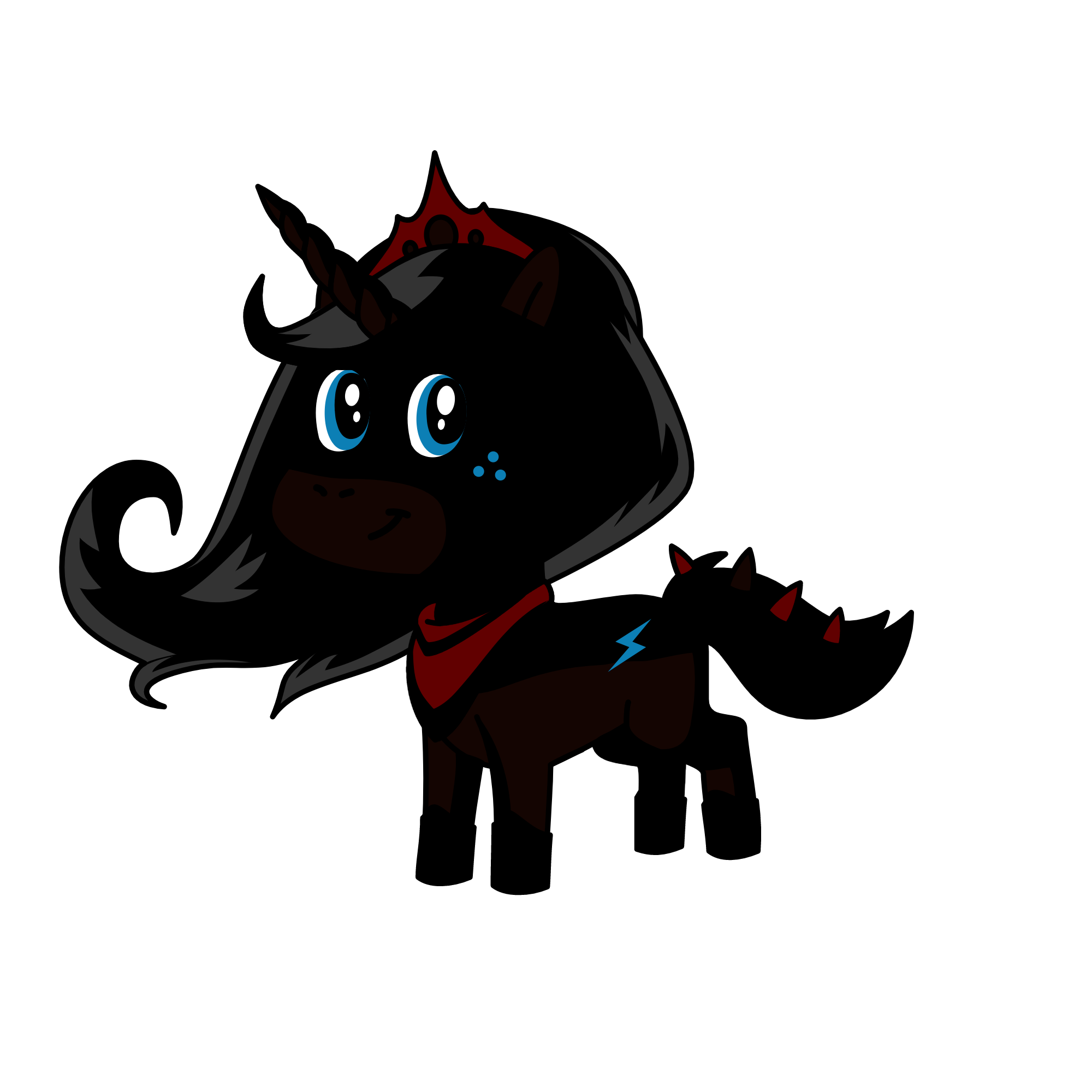 dark queen, the unicorn