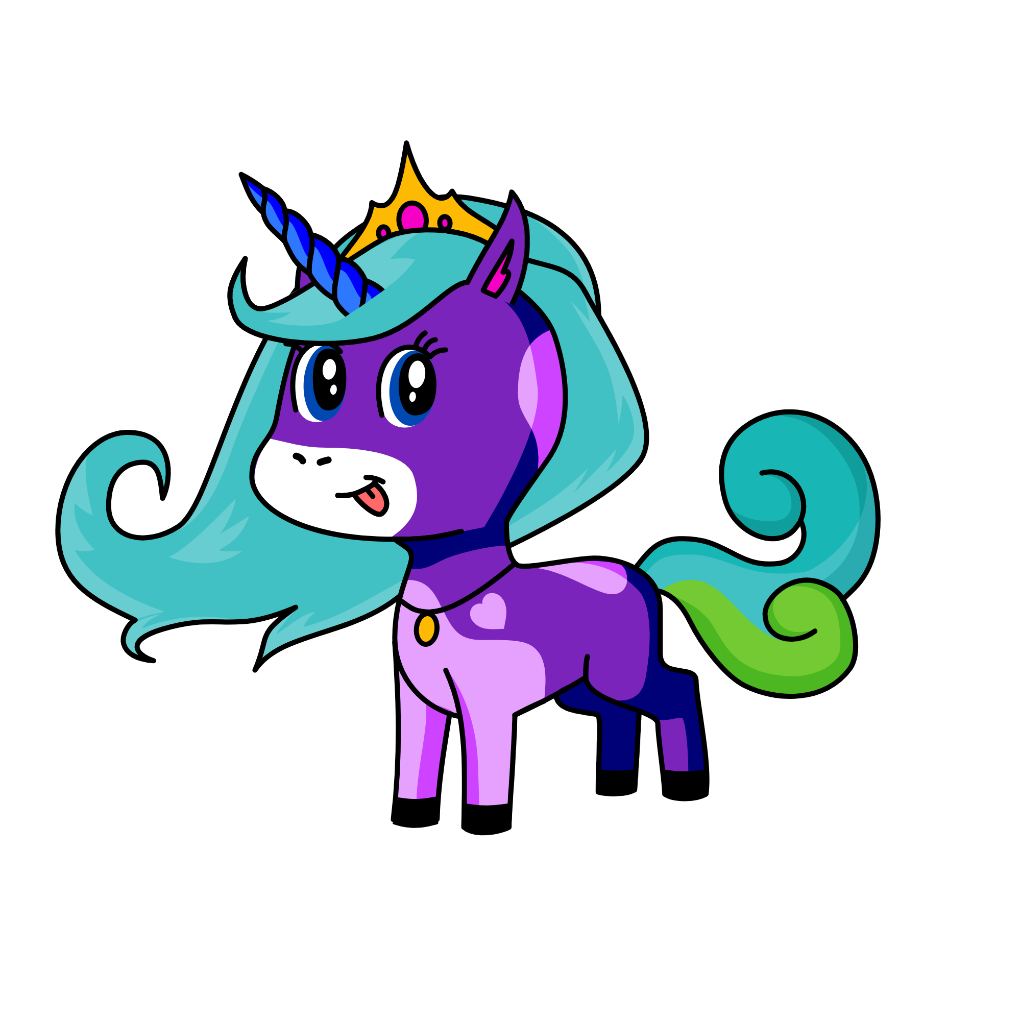Vivian, the unicorn