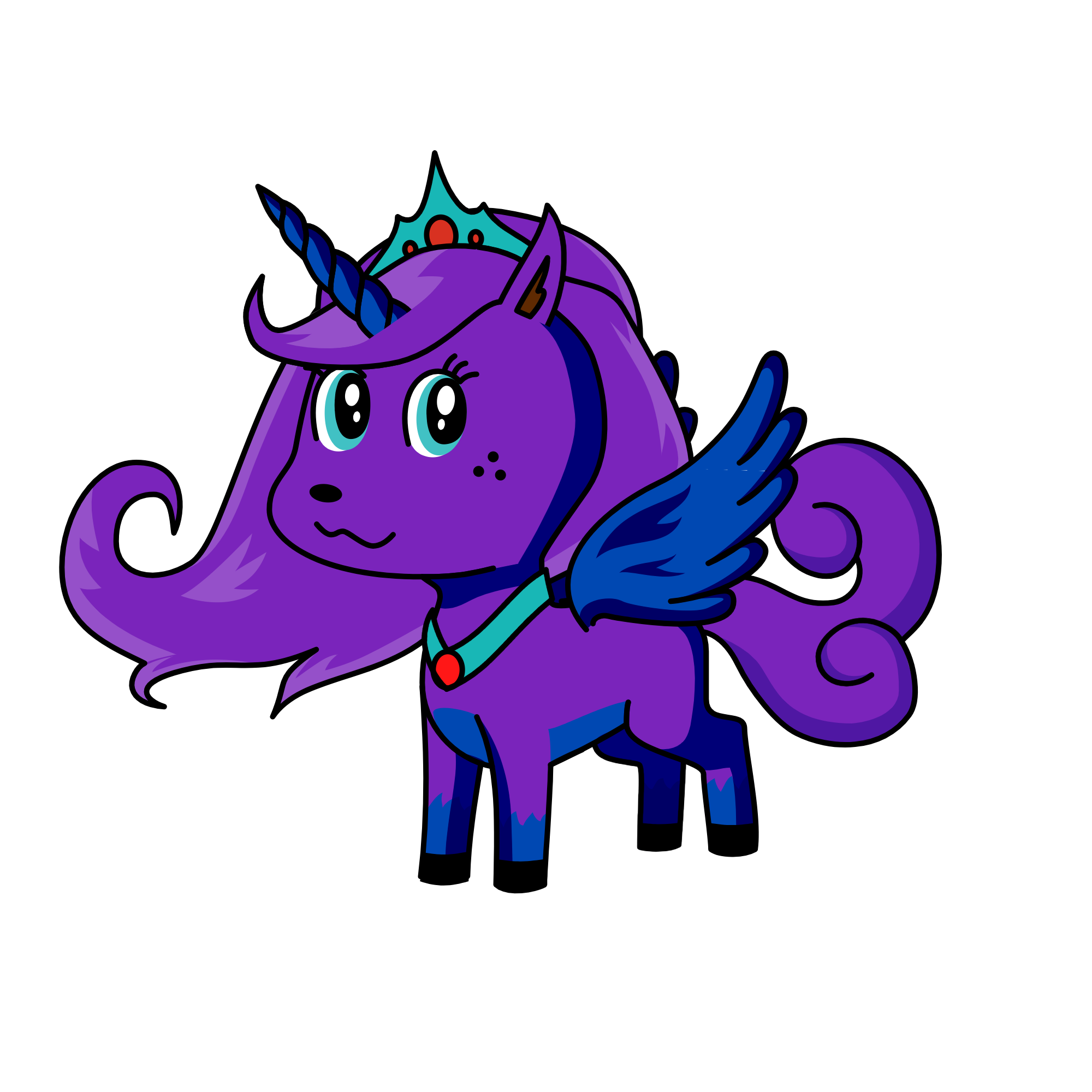 Sky, the unicorn