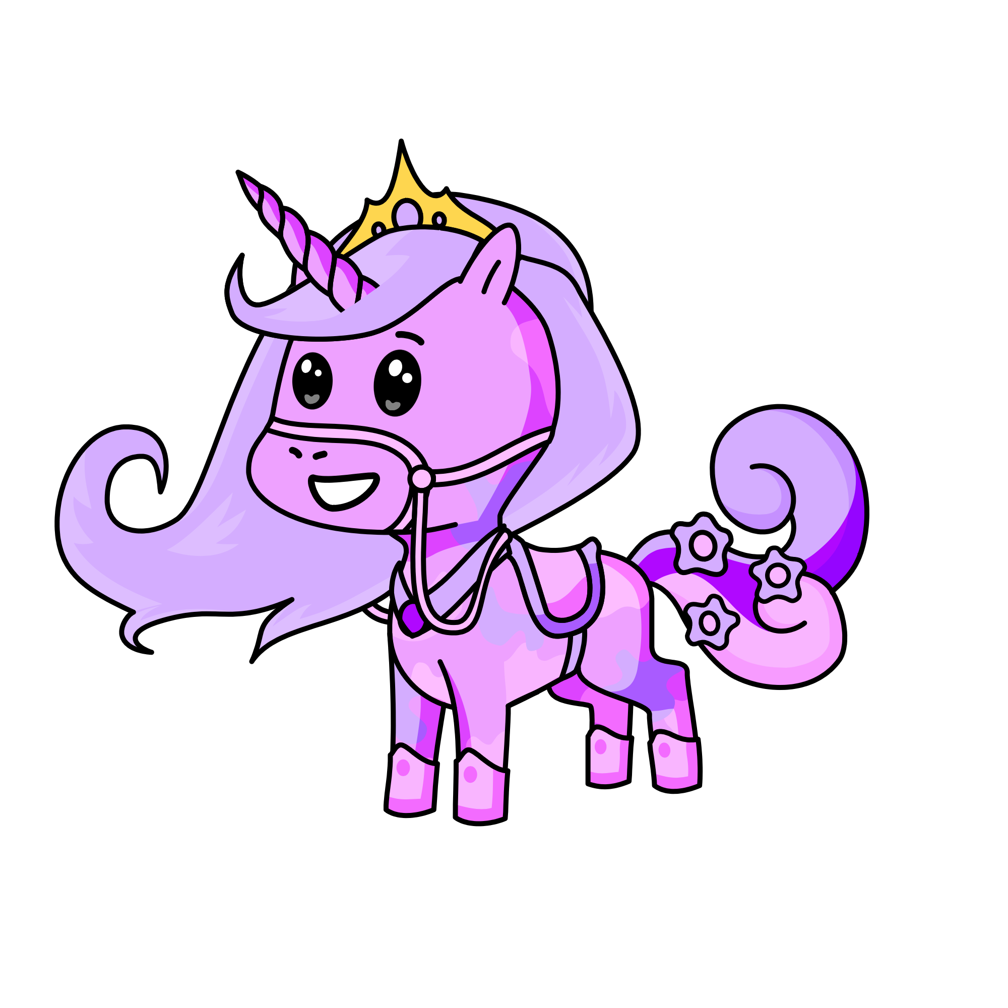 Shimmer sparkle, the unicorn