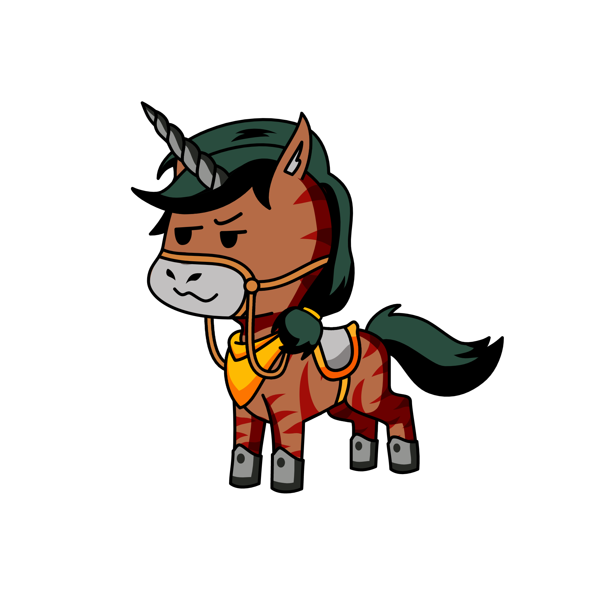 -_-, the unicorn