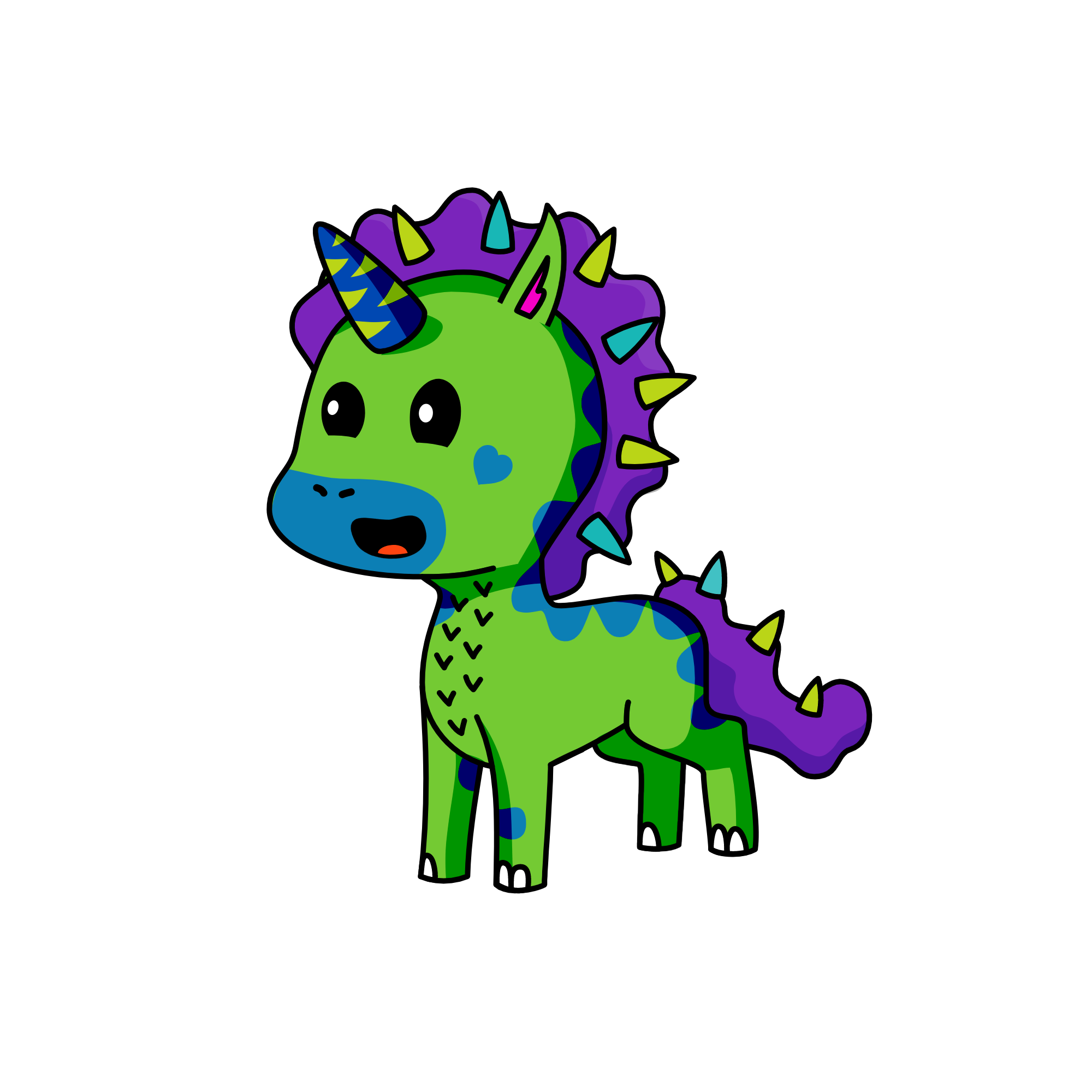 Dino, the unicorn