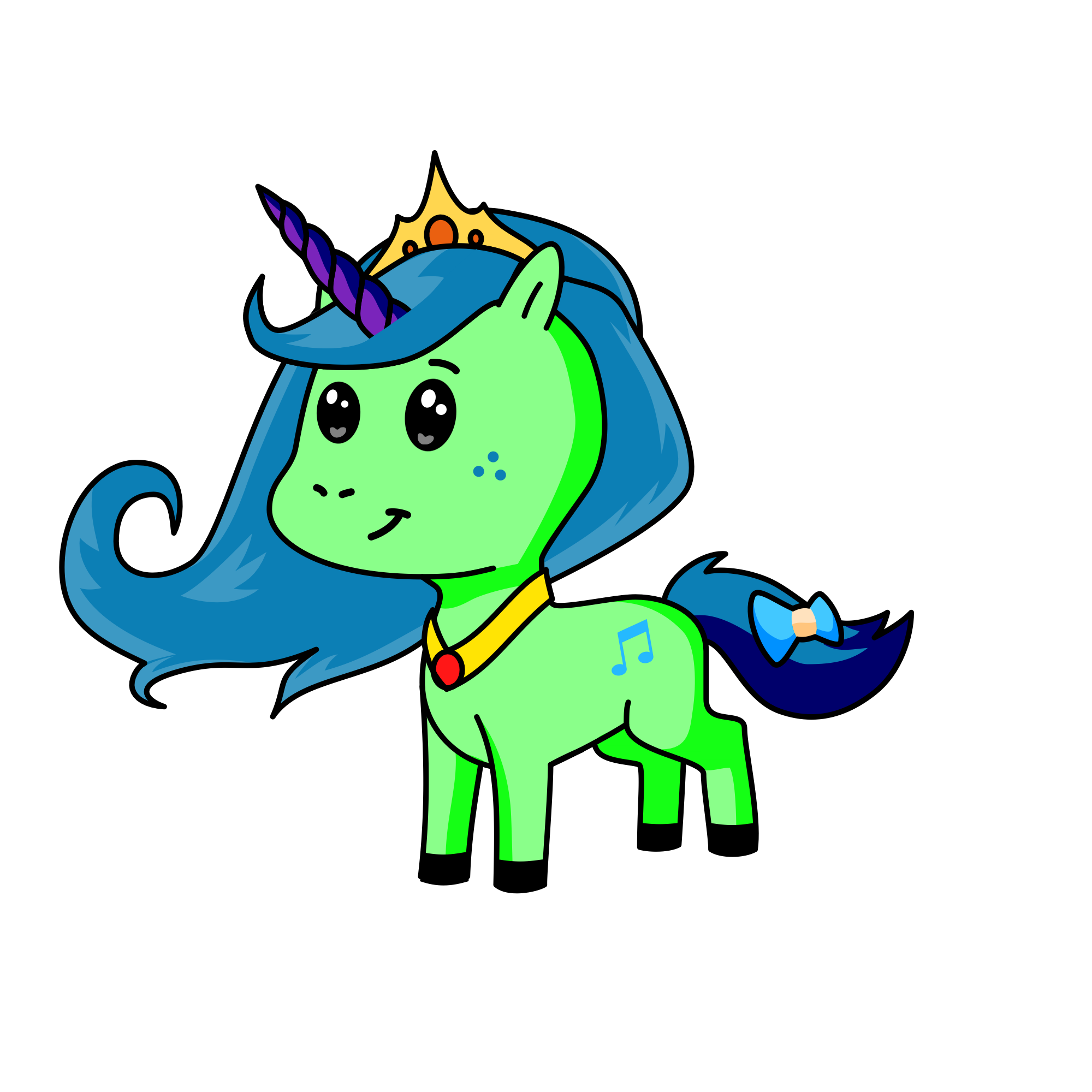 Princess Misty, the unicorn