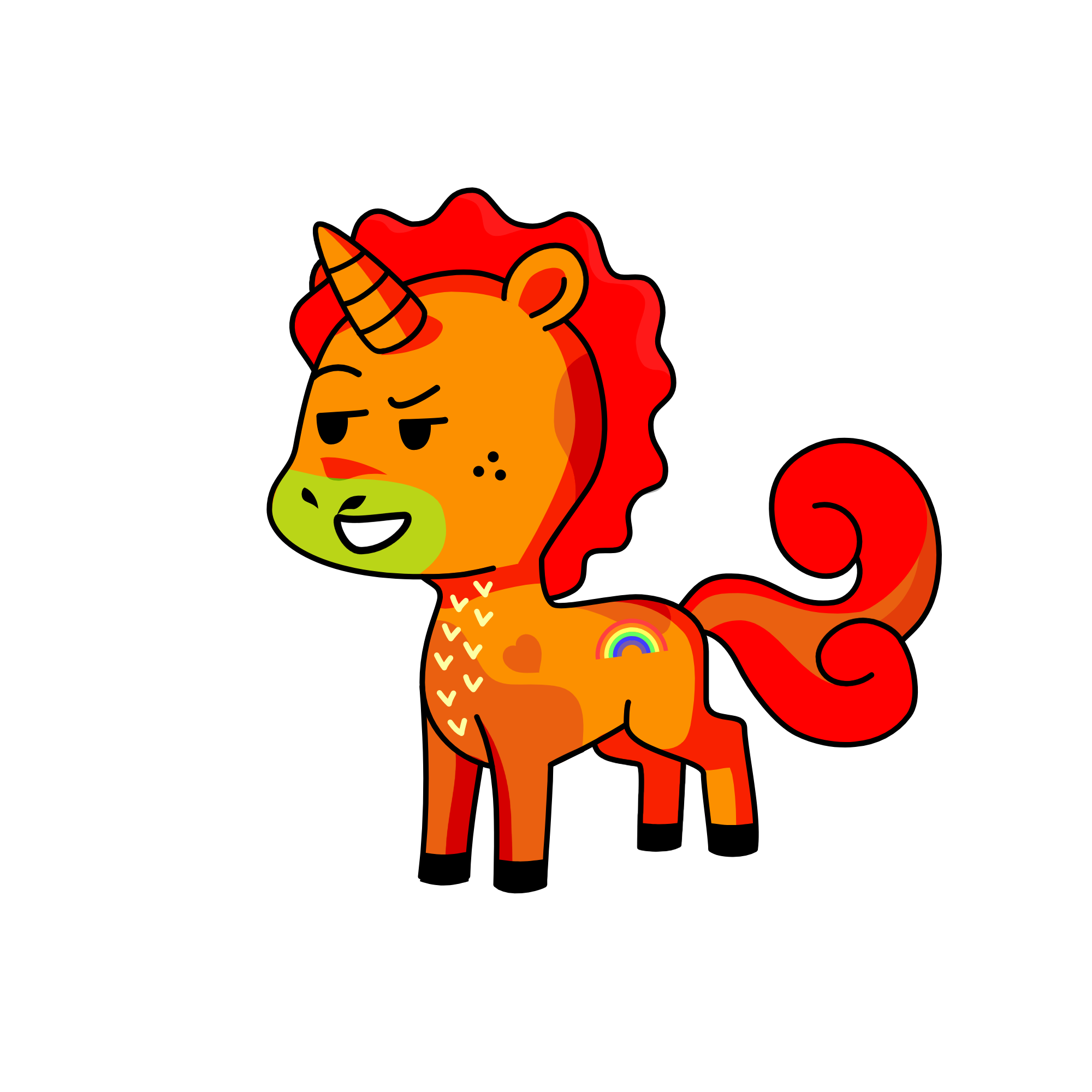 лев, the unicorn