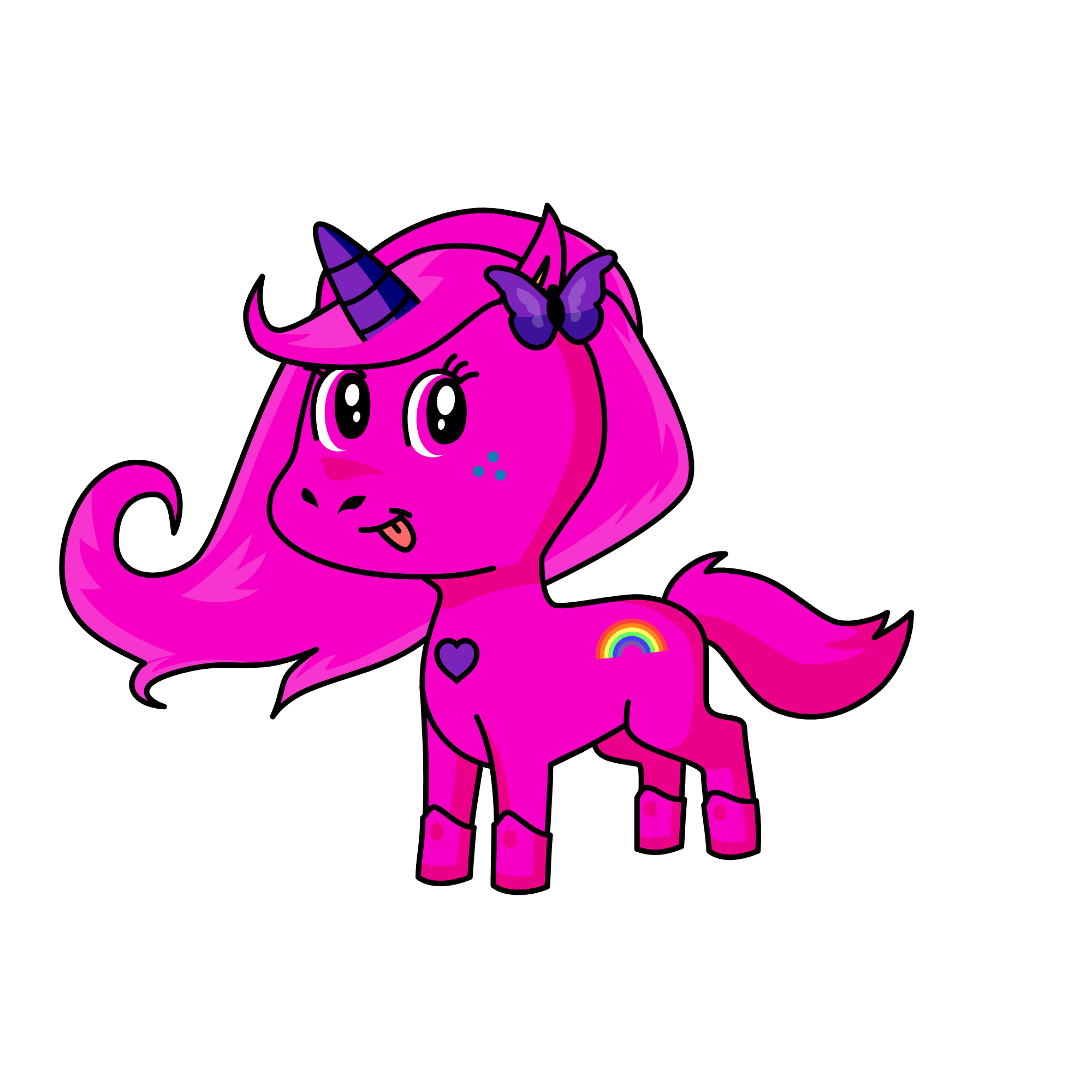 i will beat you up if i have tooo pirid poo and dont say its a long name cuz yo face a long okay we, the unicorn