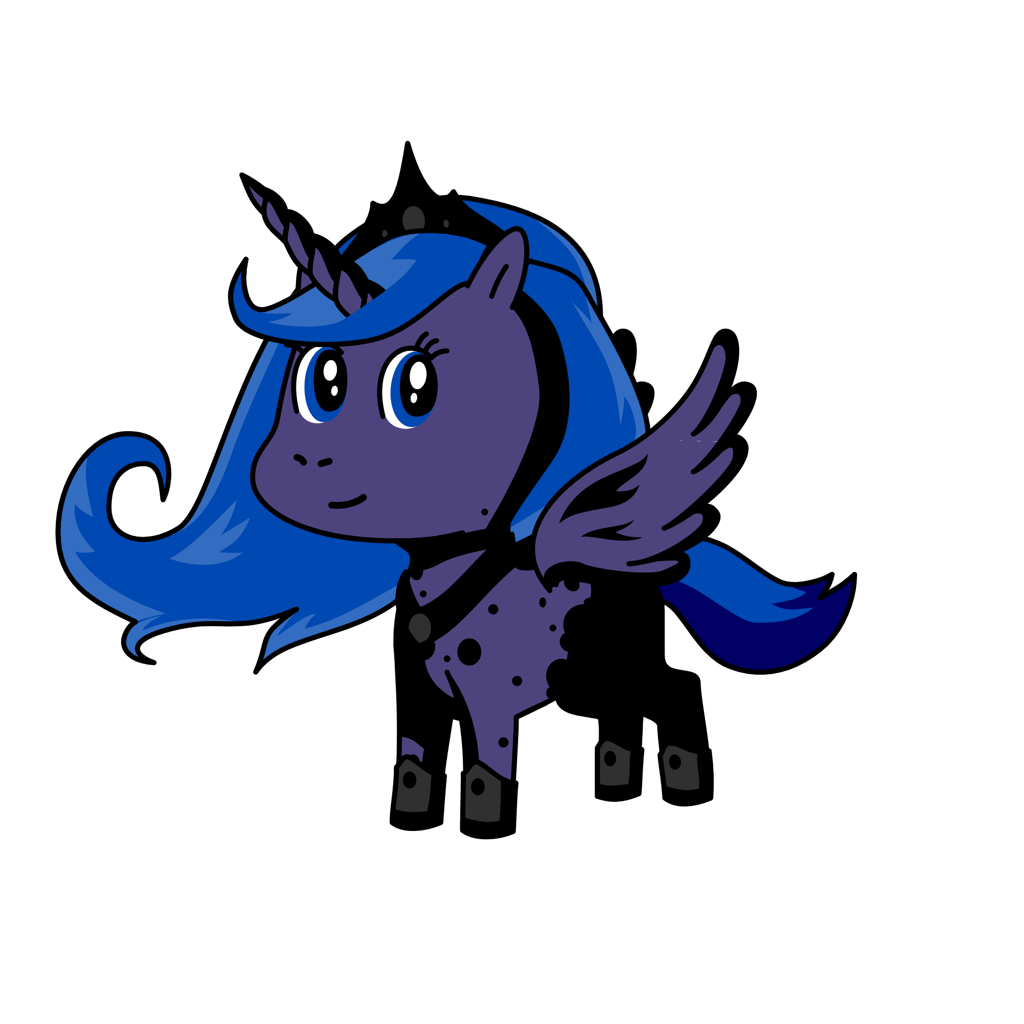 moon- Luna's little girl, the unicorn