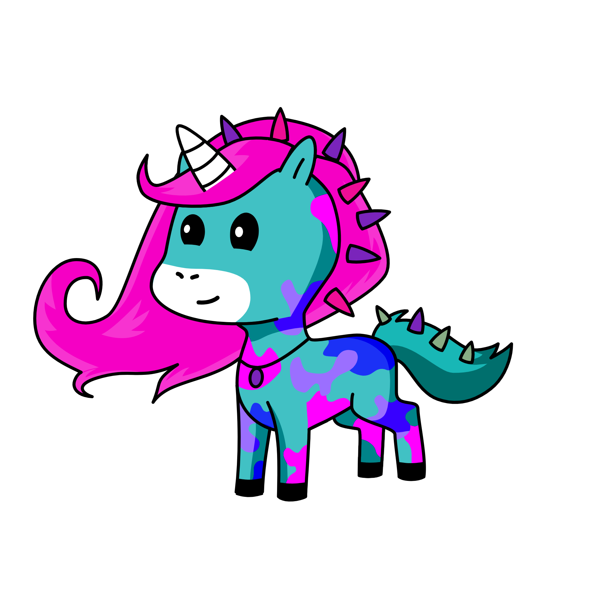 the painter, the unicorn