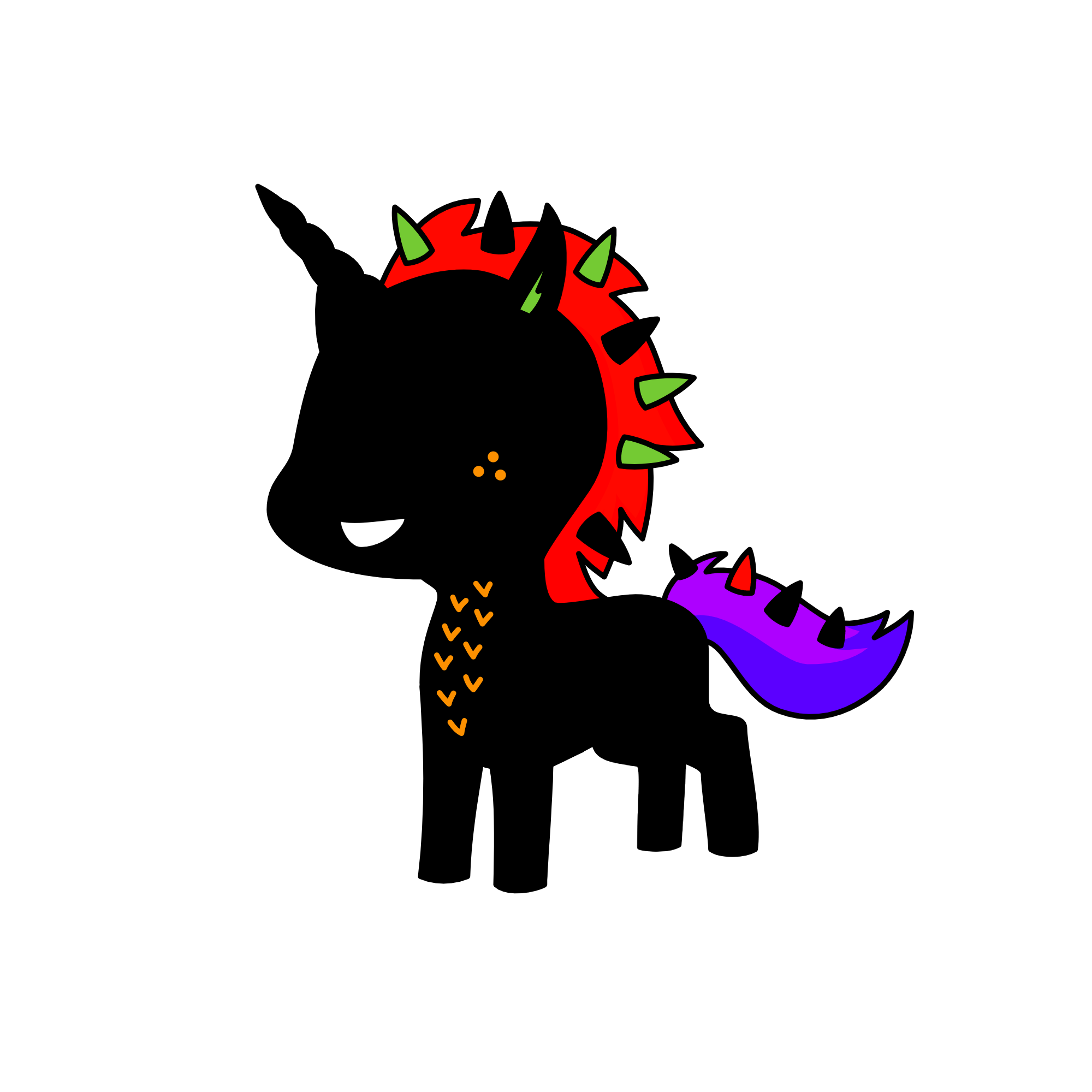 Halloween, the unicorn
