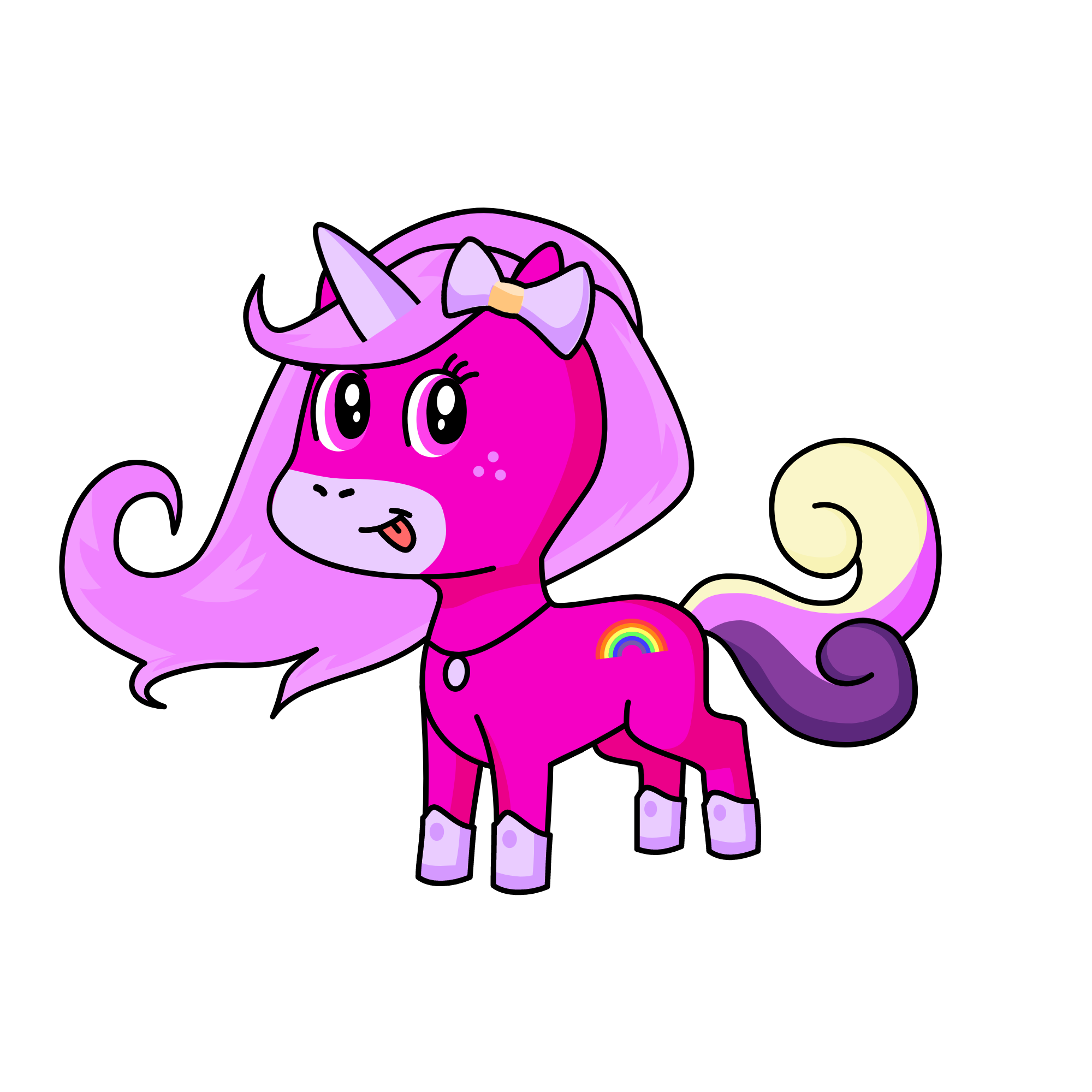 bubble gum, the unicorn