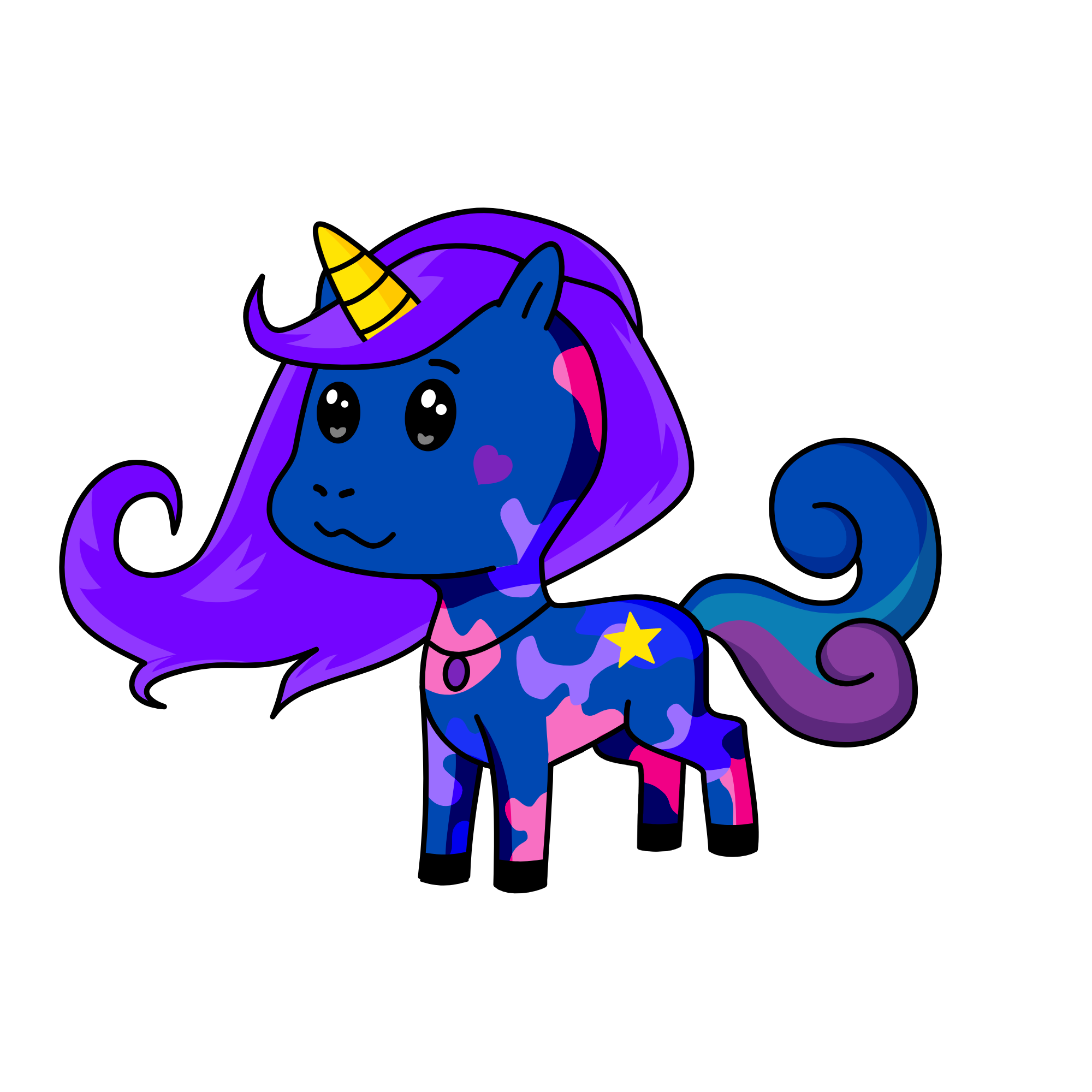 Luna , the unicorn