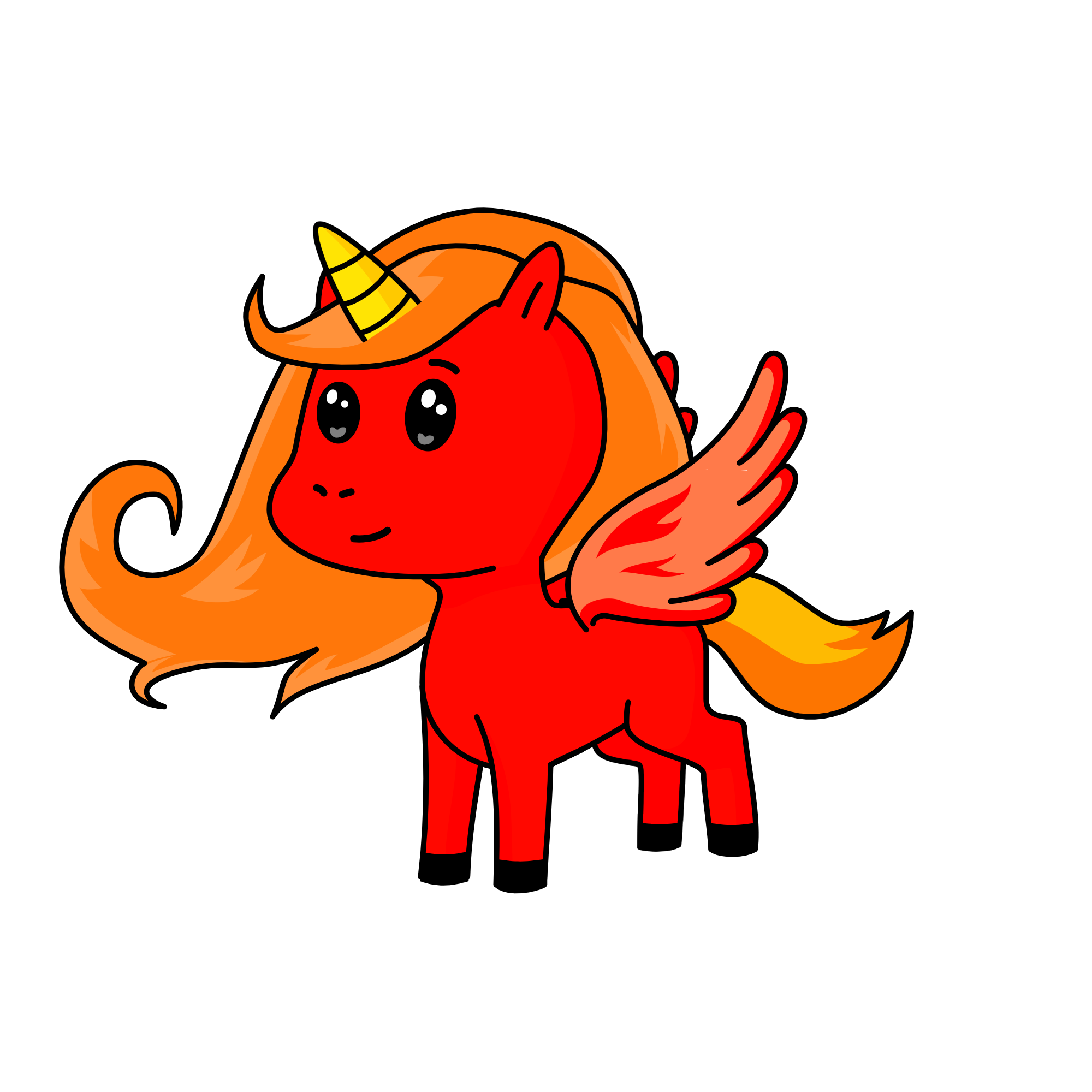 fire, the unicorn