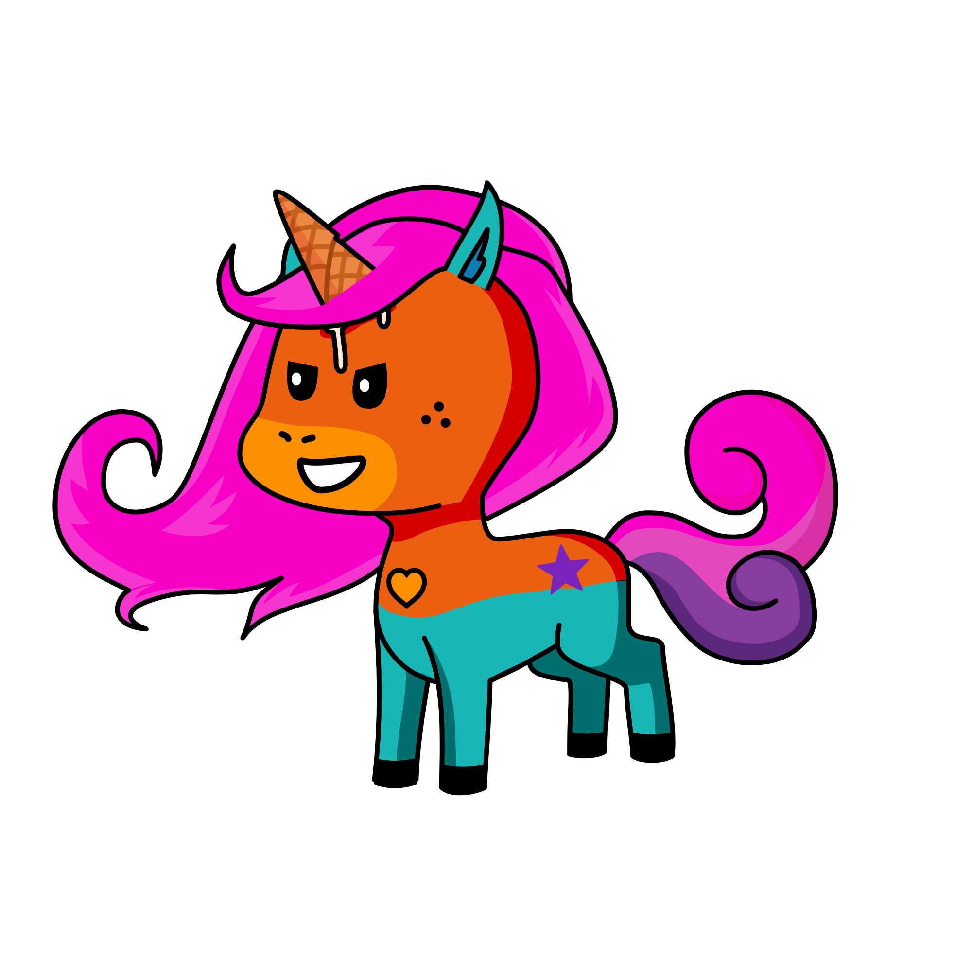 hredfghf, the unicorn