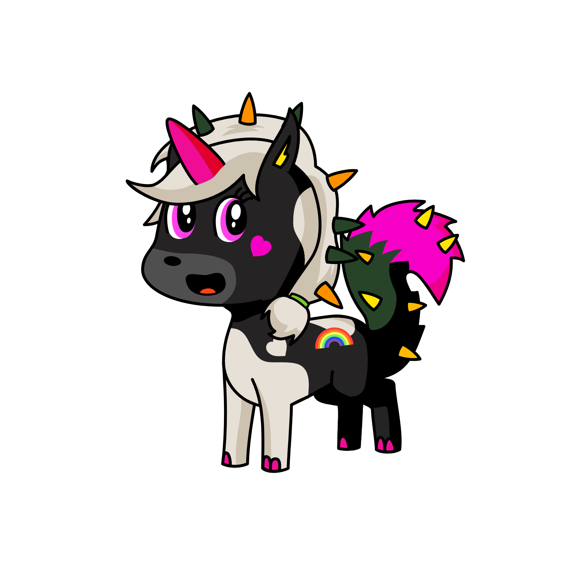 Crazina, the unicorn