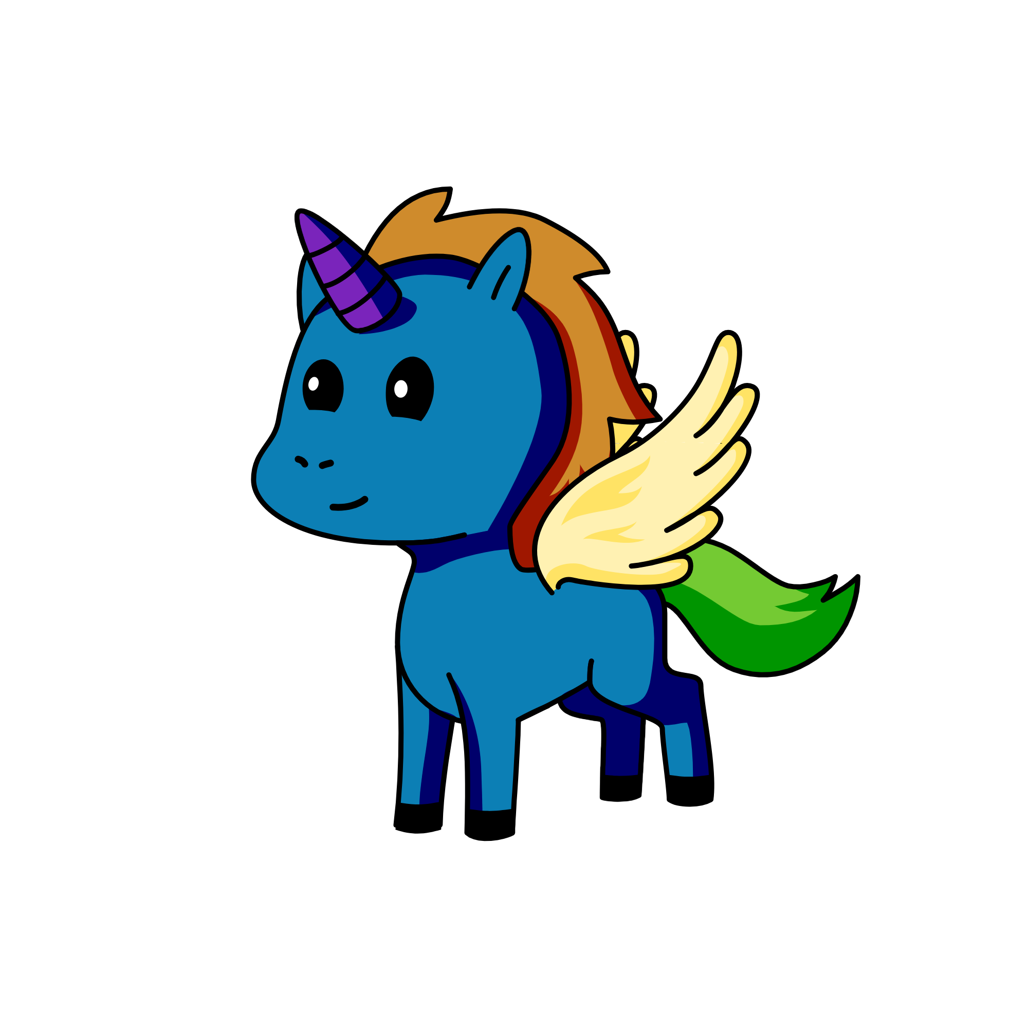 Girl Scout lyla, the unicorn