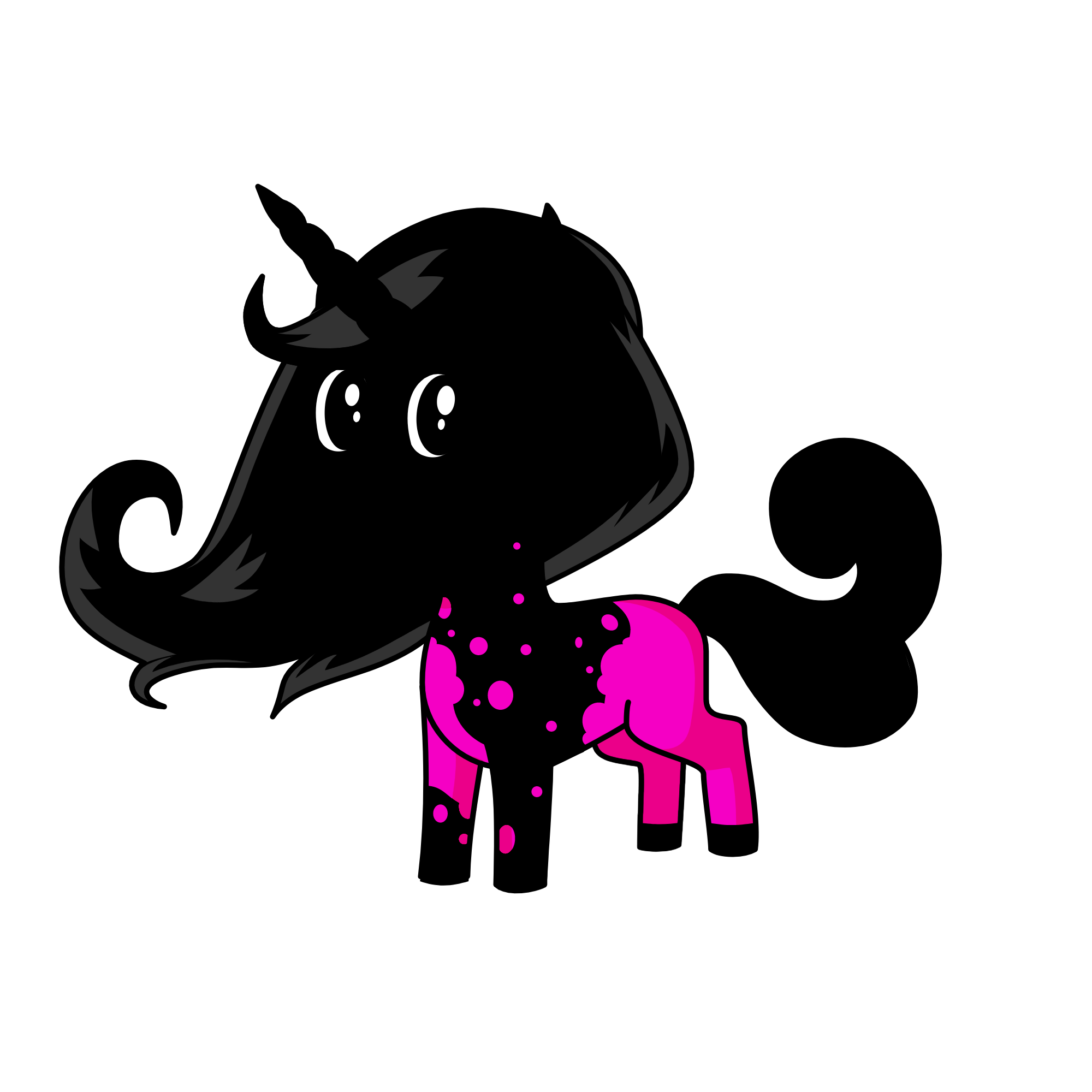Splatercorn, the unicorn