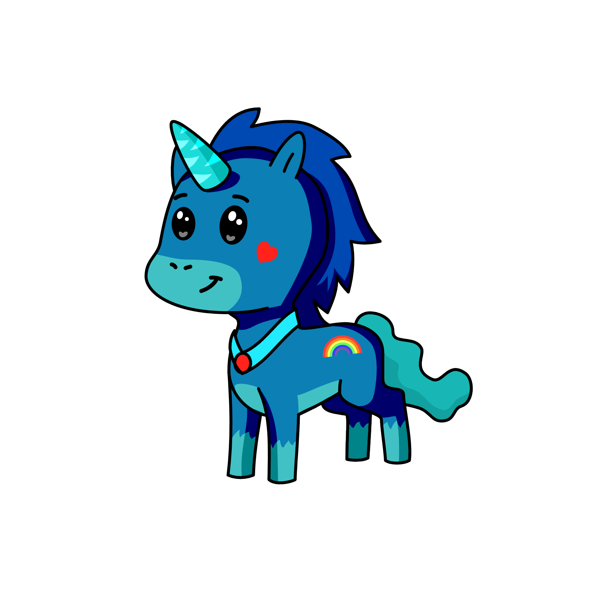 Aqua, the unicorn