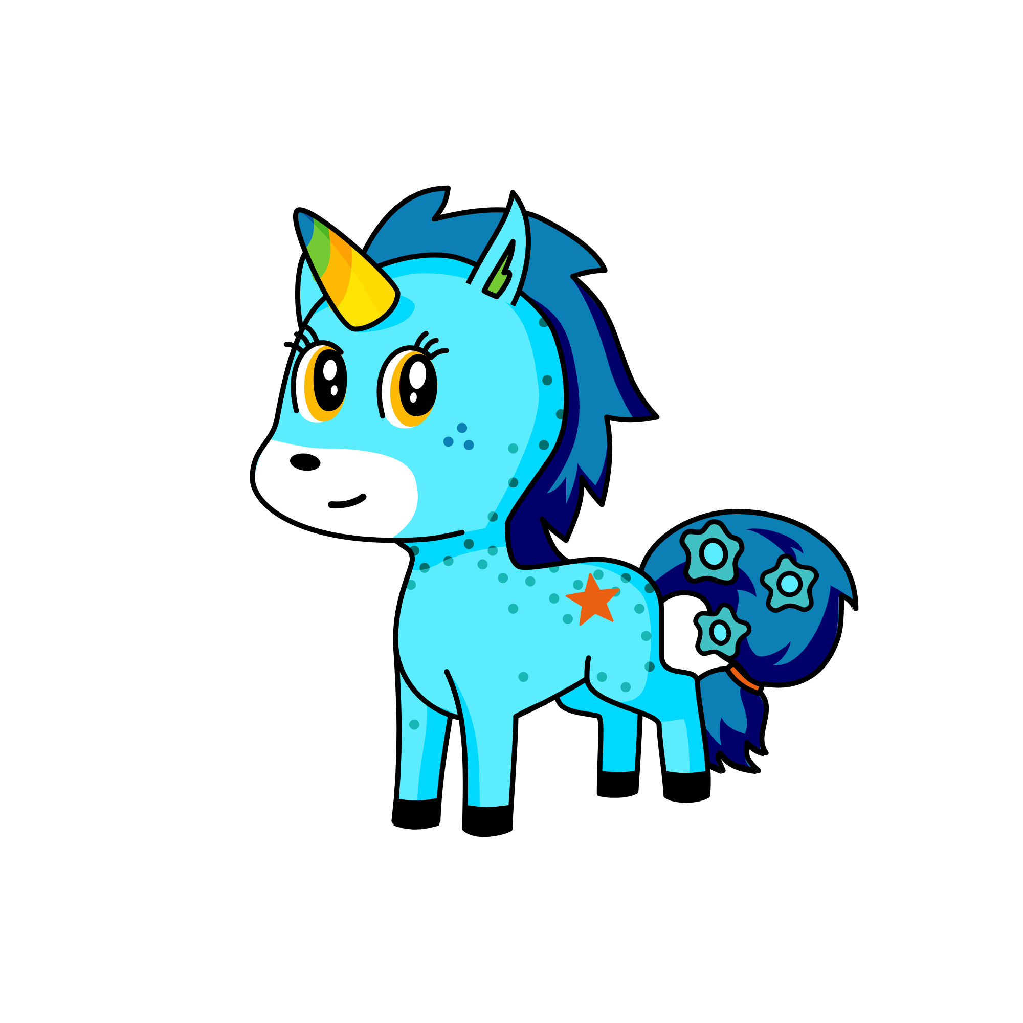 peachey, the unicorn