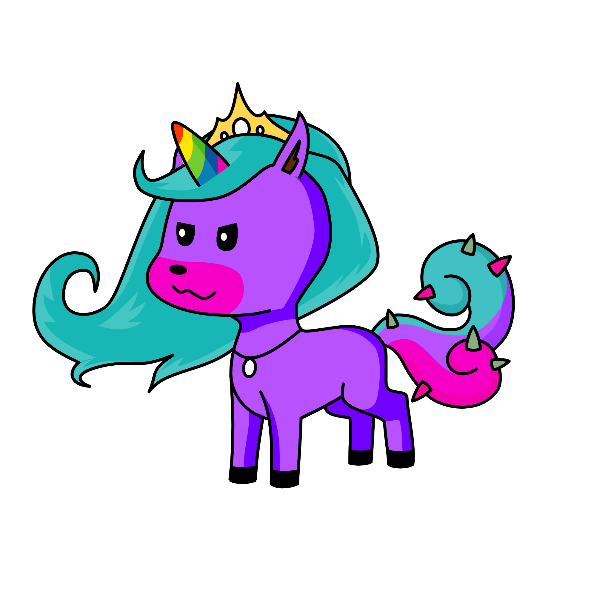 Tail-ia the Magical, the unicorn