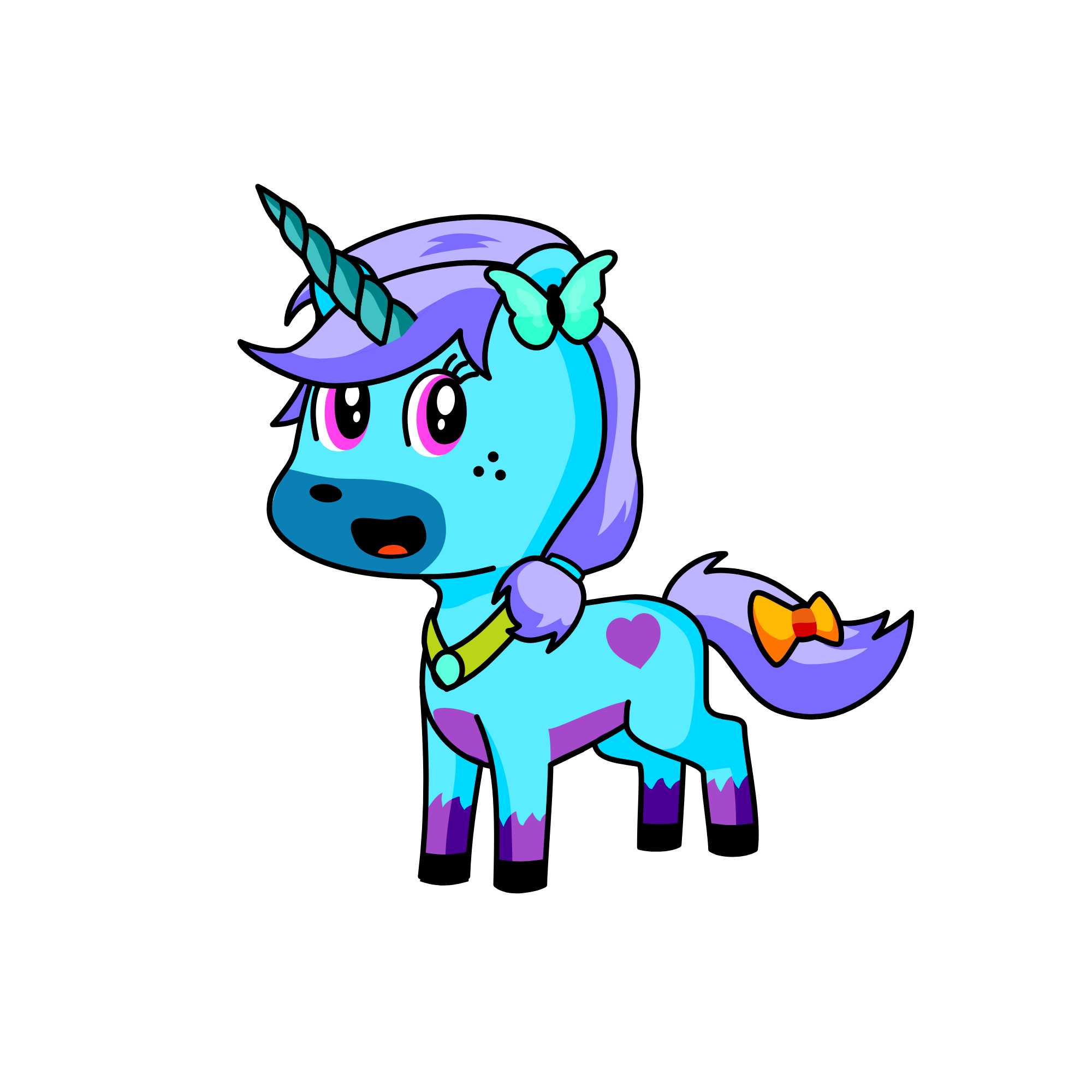 rainbow, the unicorn