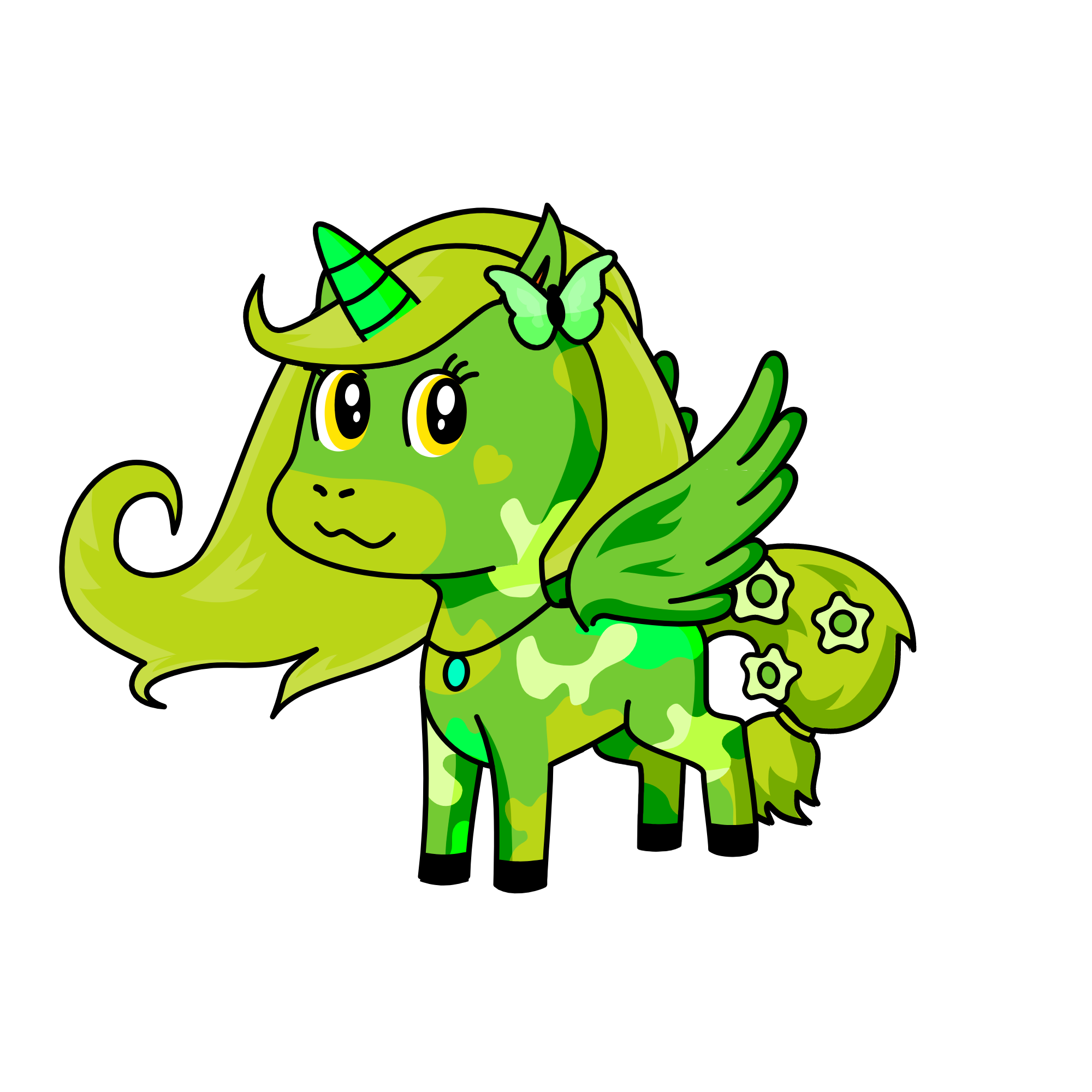 Gwendie, the unicorn