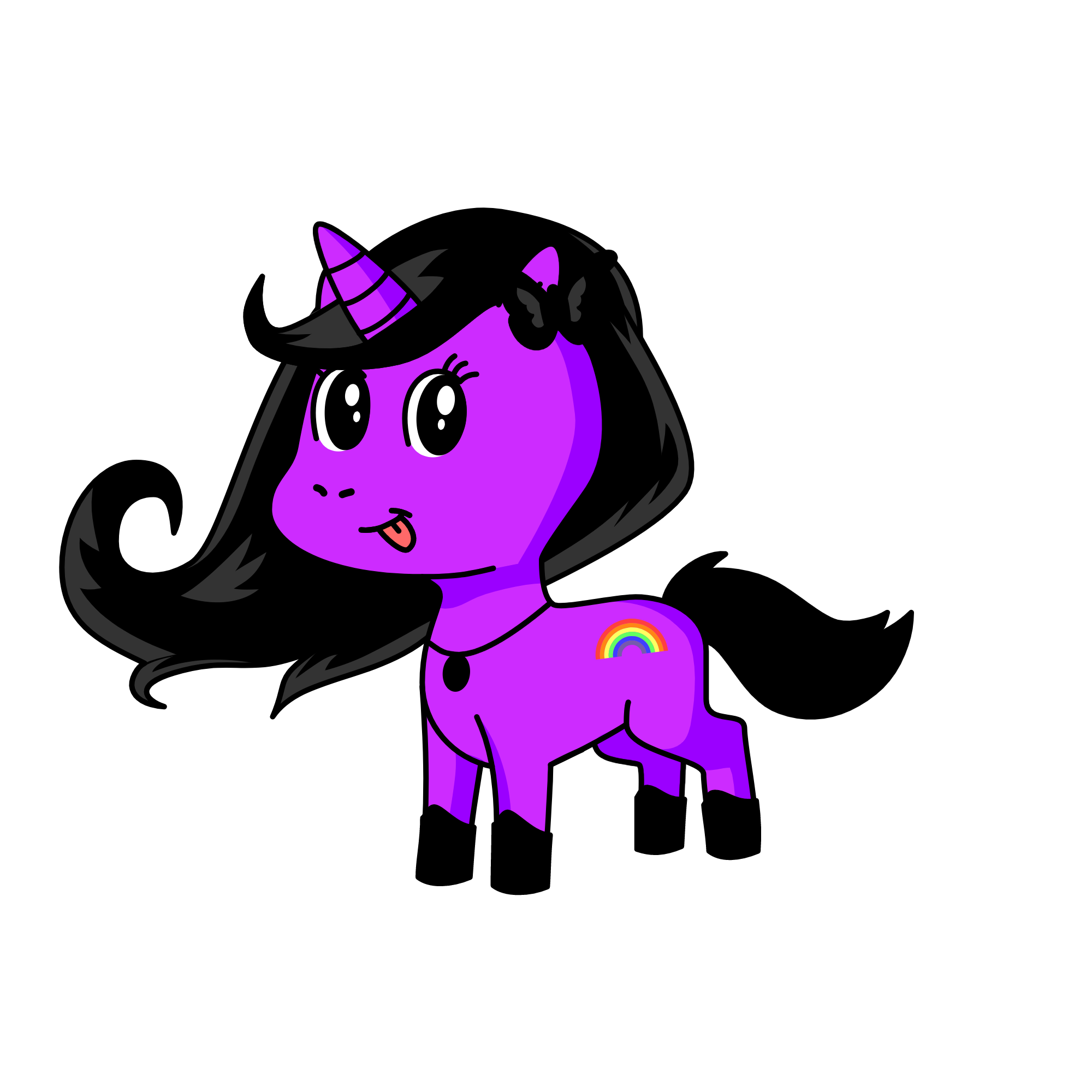 bad baby noonie is better than you, the unicorn