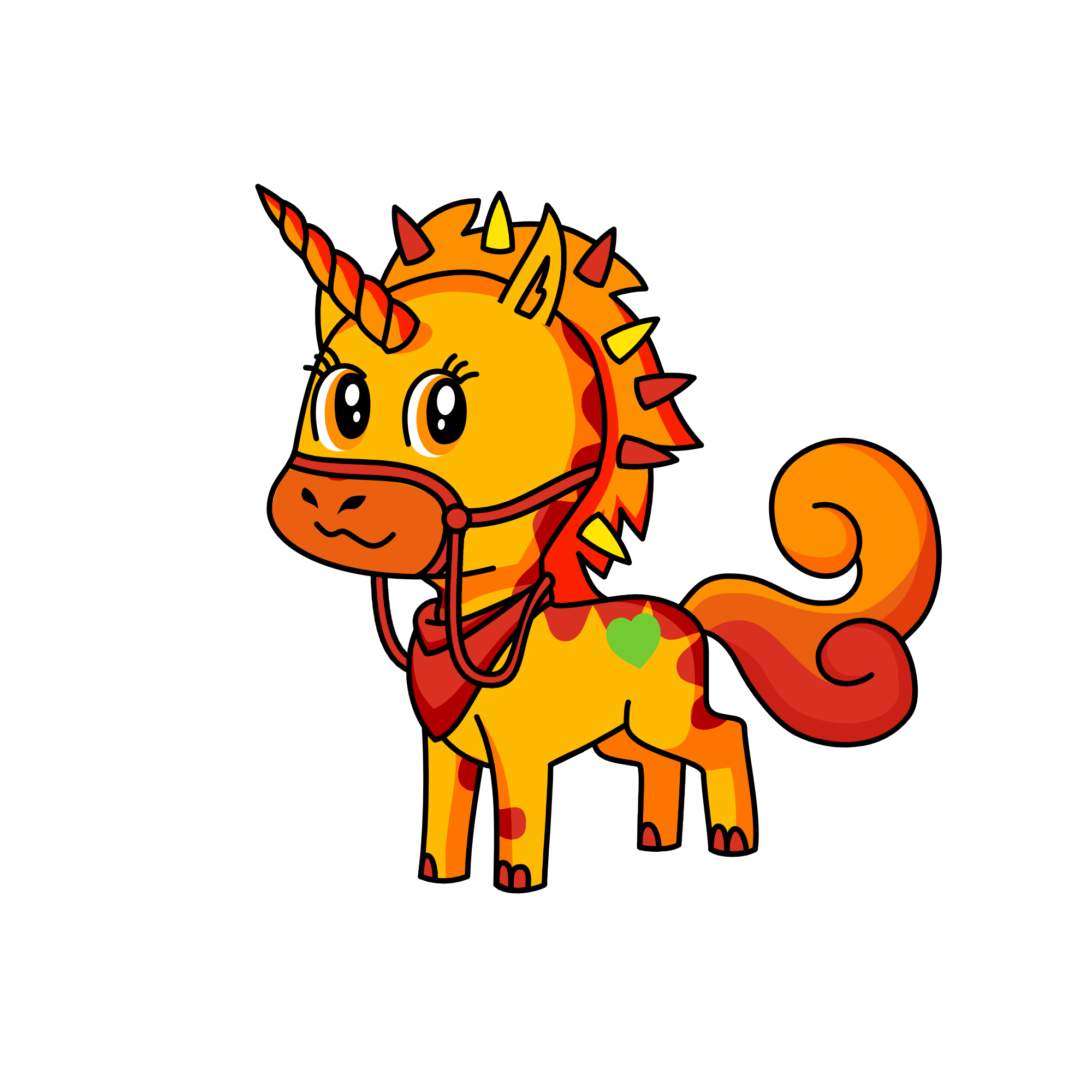 Fireball, the unicorn