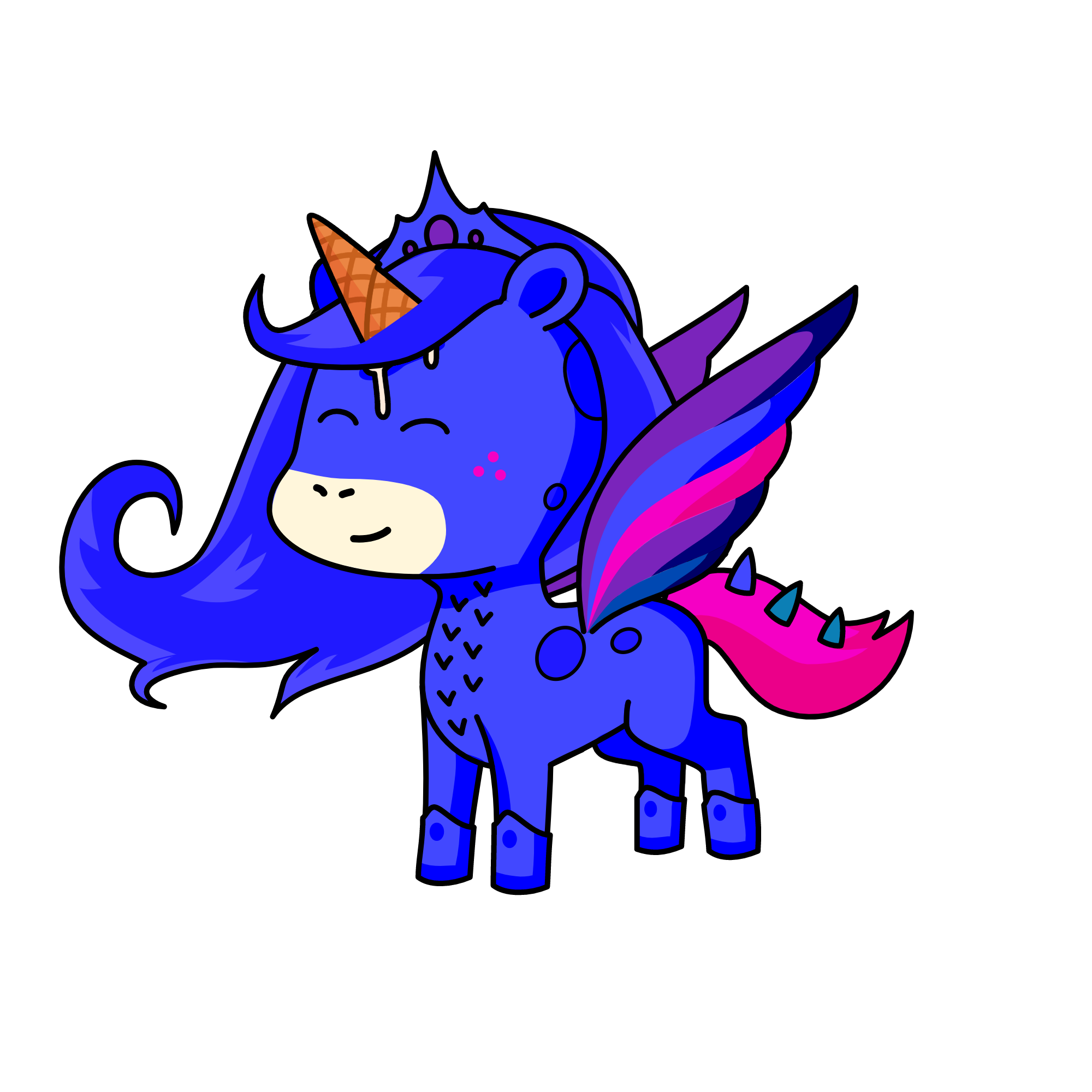 Galaxy, the unicorn