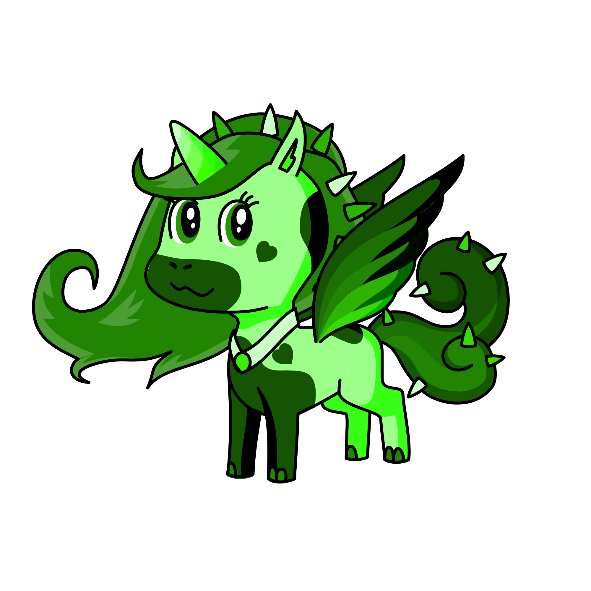 Evergreen, the unicorn