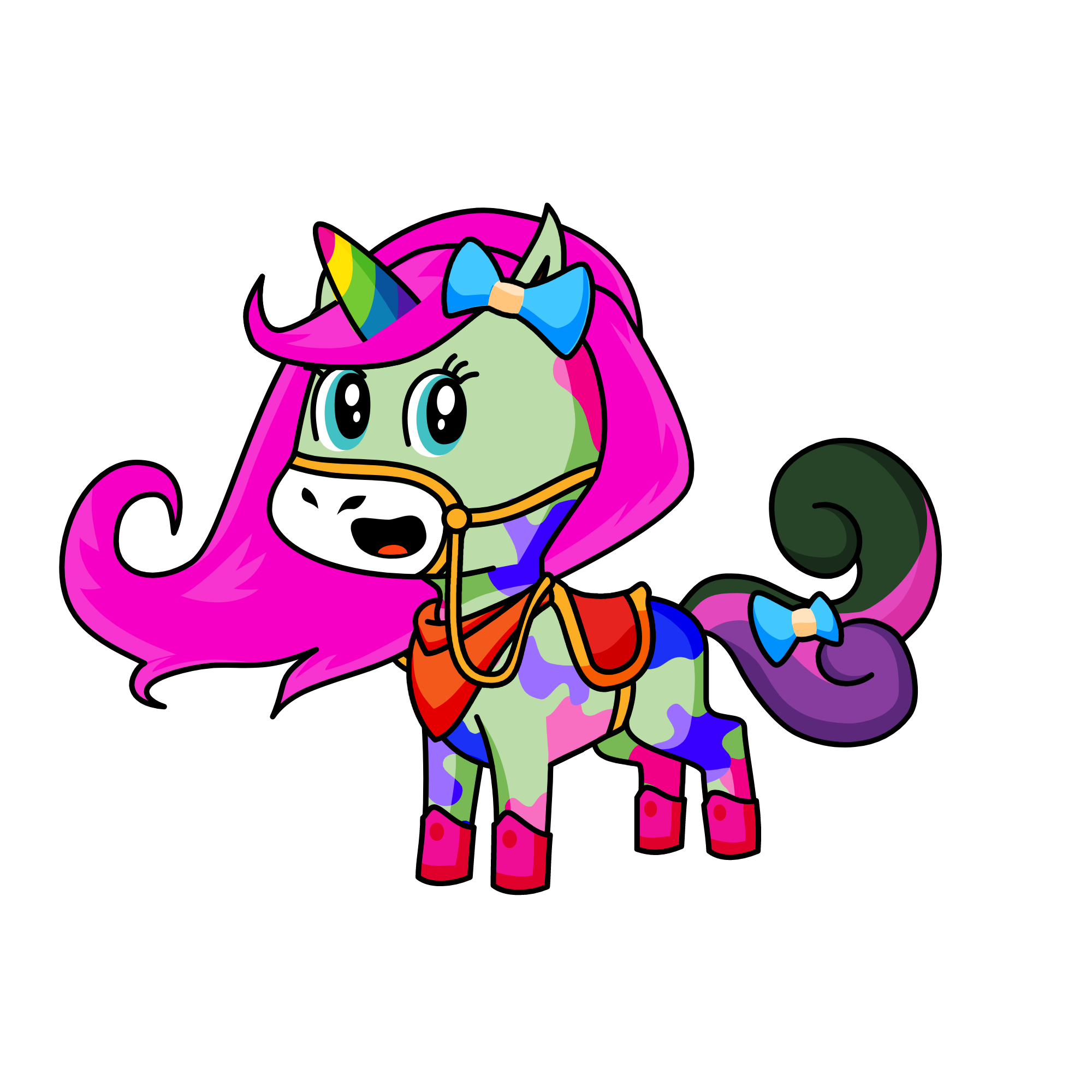 Coqueta, the unicorn