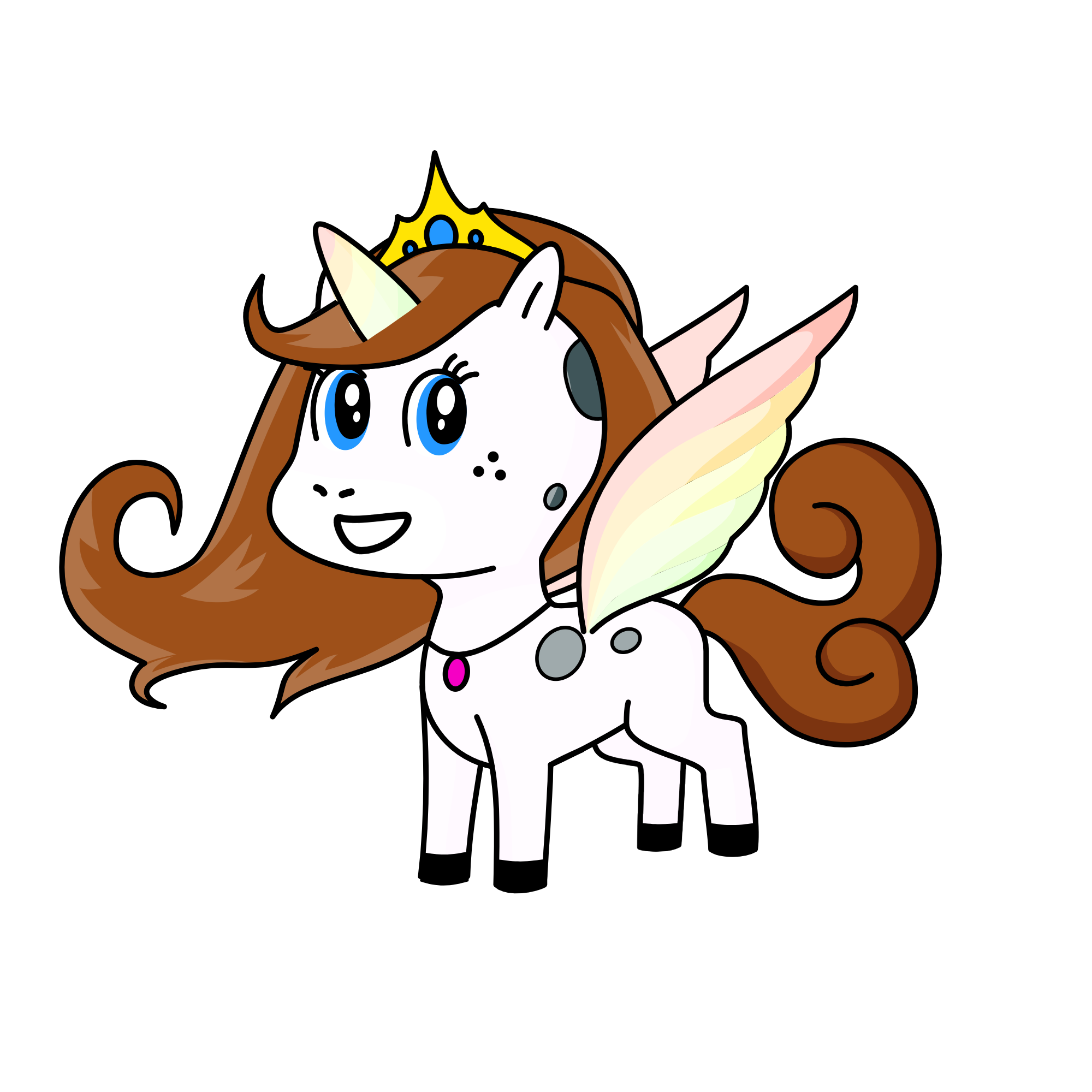 Pastel, the unicorn