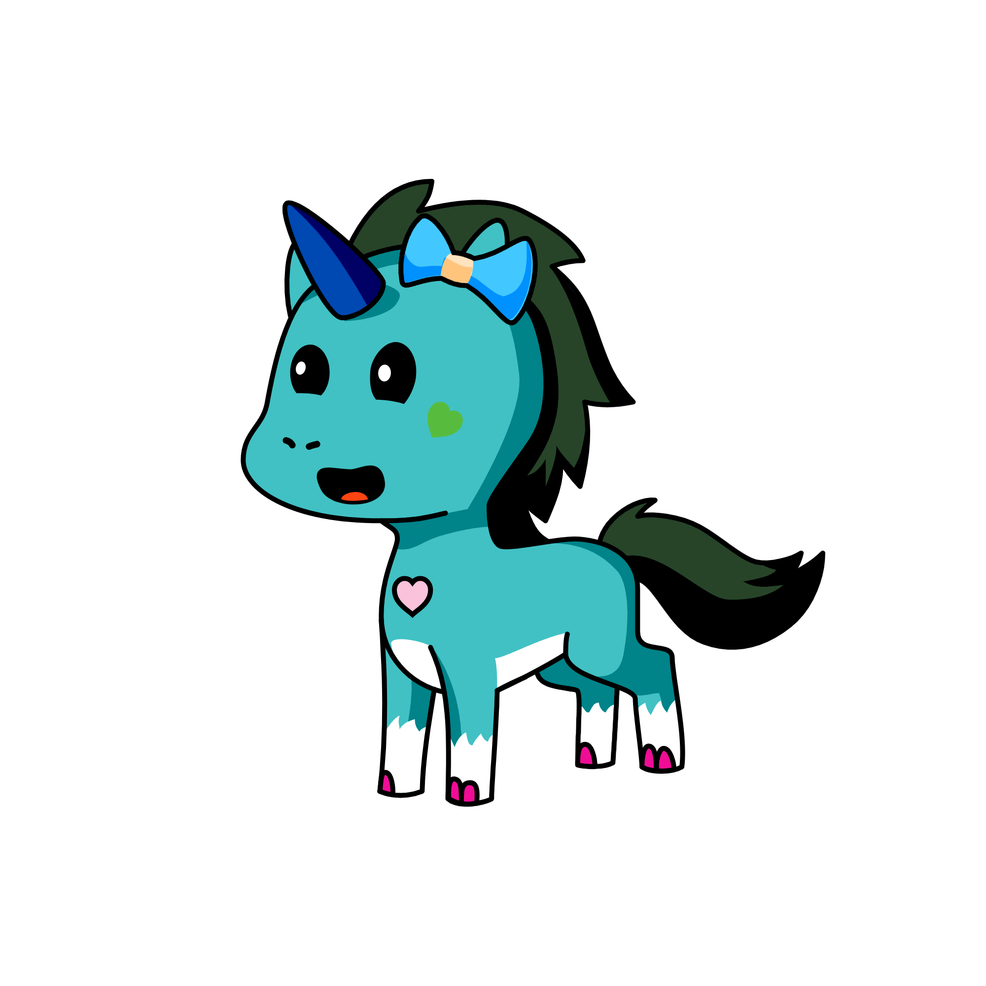 happy, the unicorn