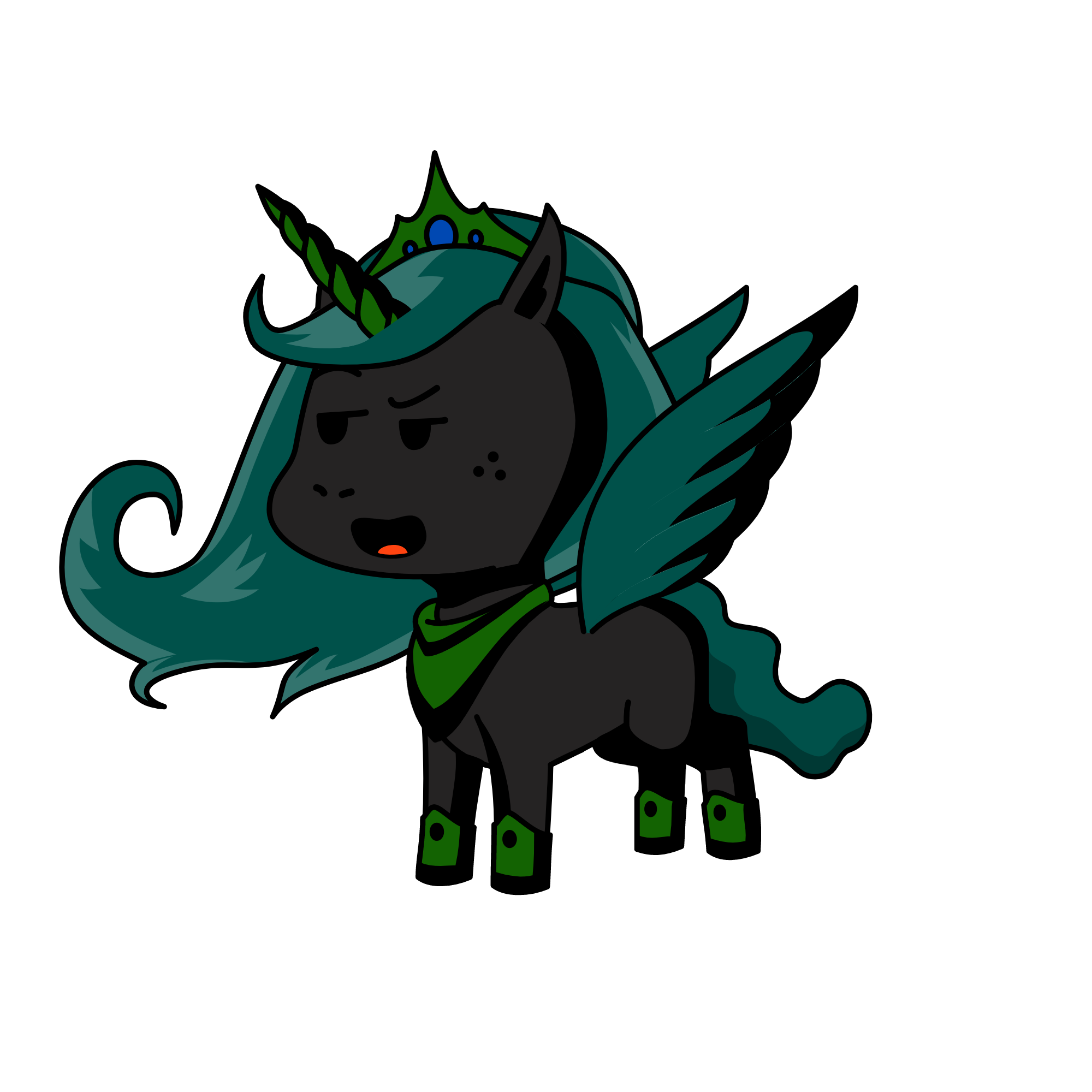 Chrysalis, the unicorn