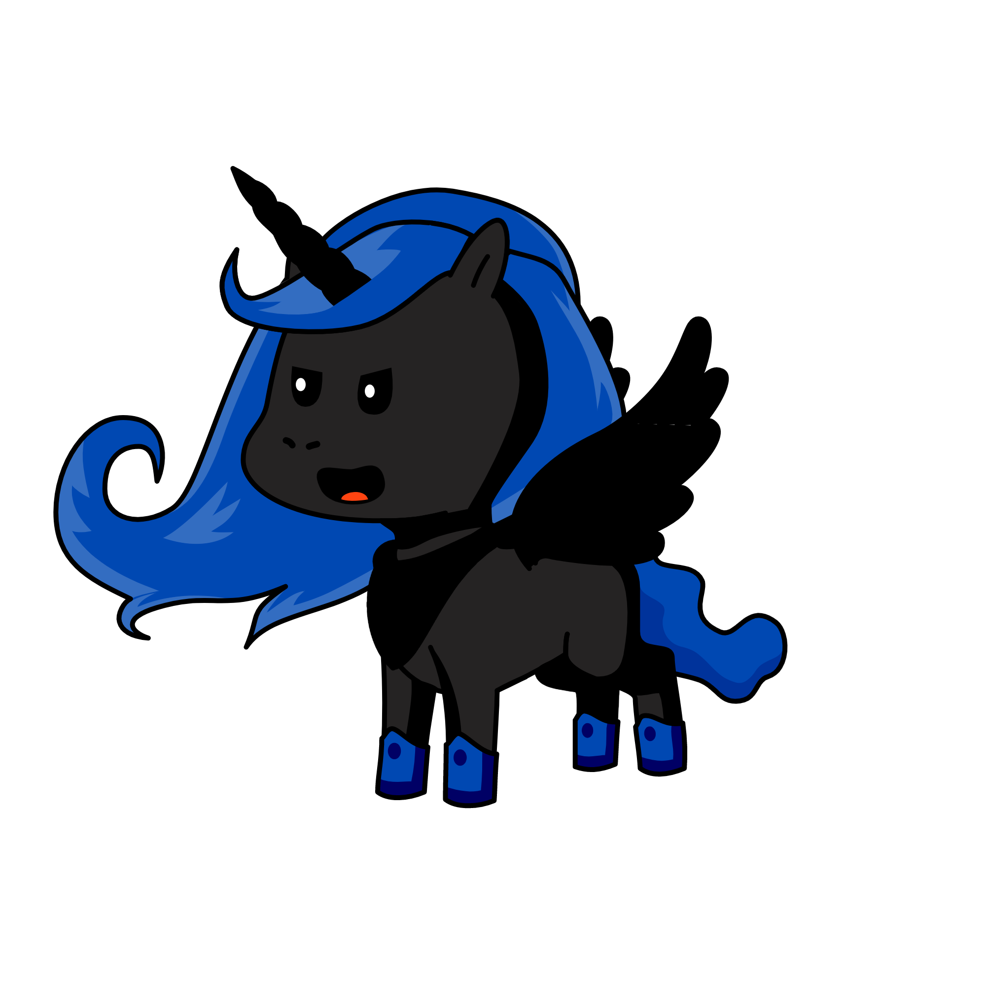 Nightmare Moon, the unicorn
