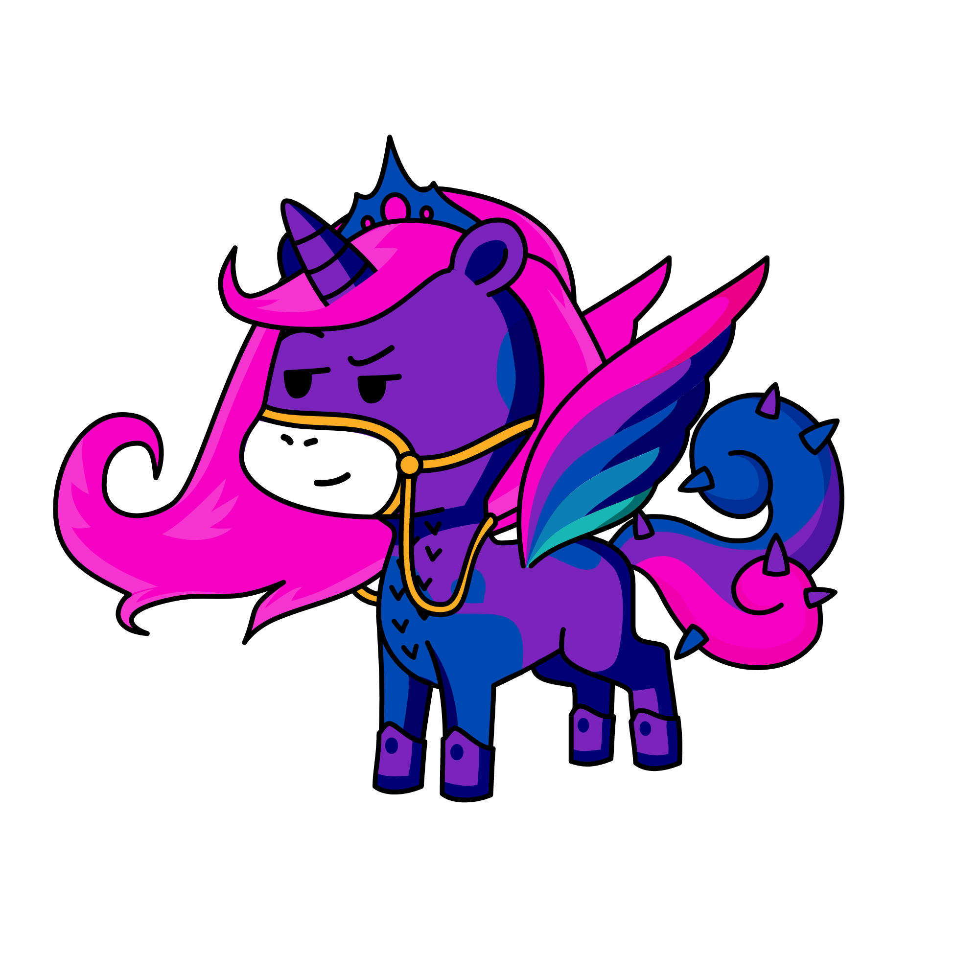 Pinky, the unicorn