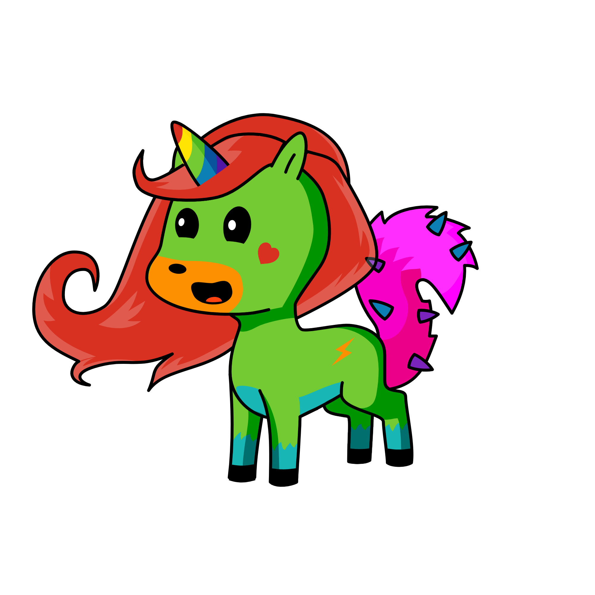 Kim, the unicorn