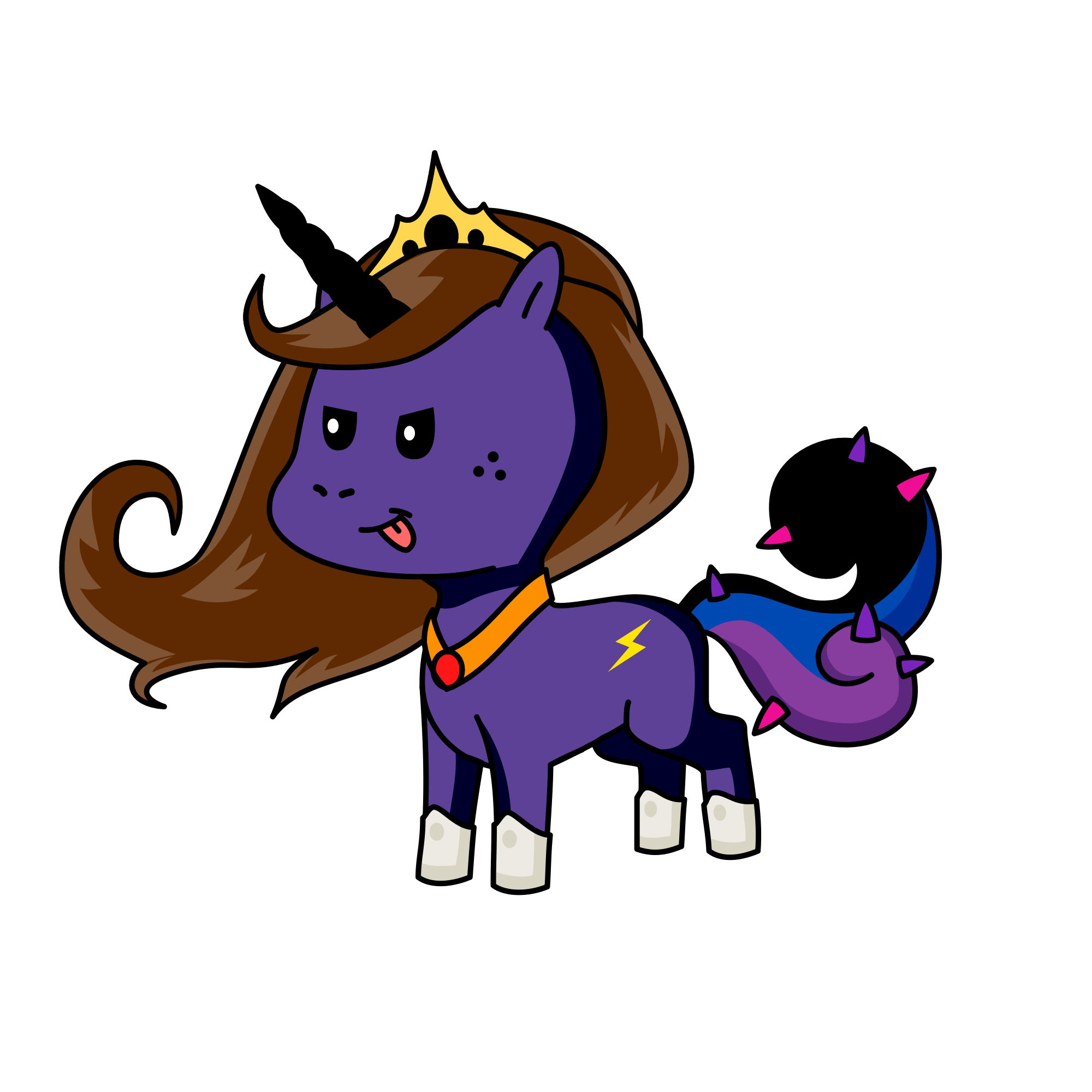 Queen Nightmare , the unicorn