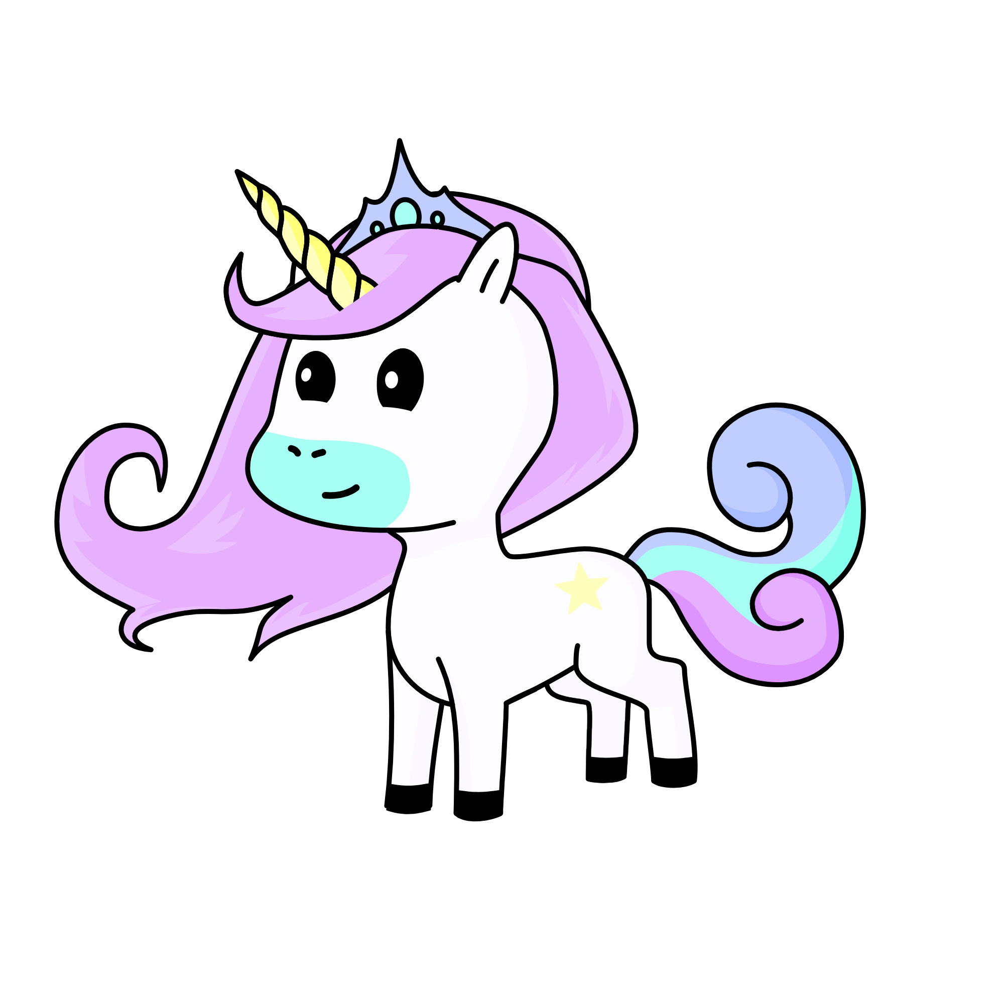 prinses violet, the unicorn