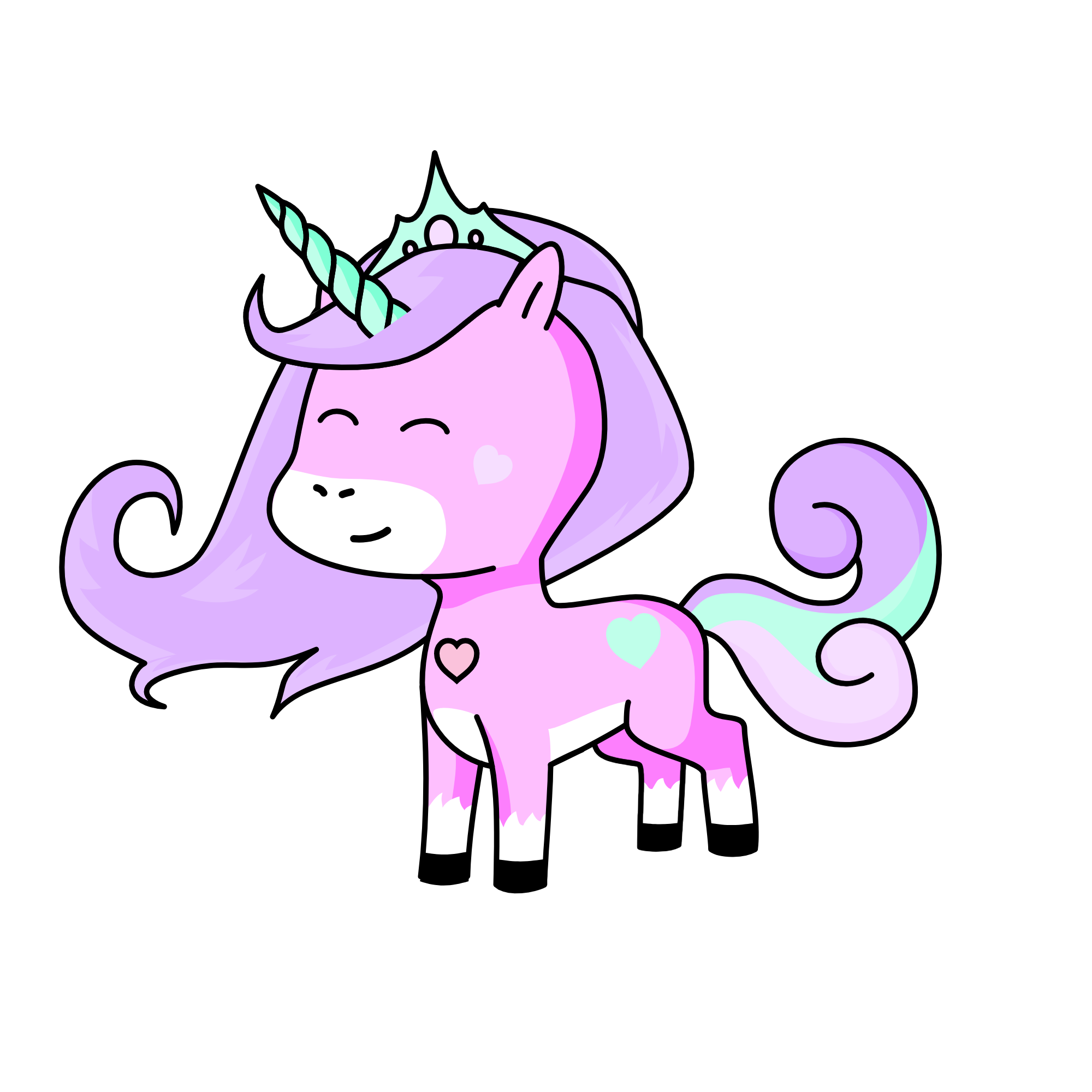 queen pastel, the unicorn