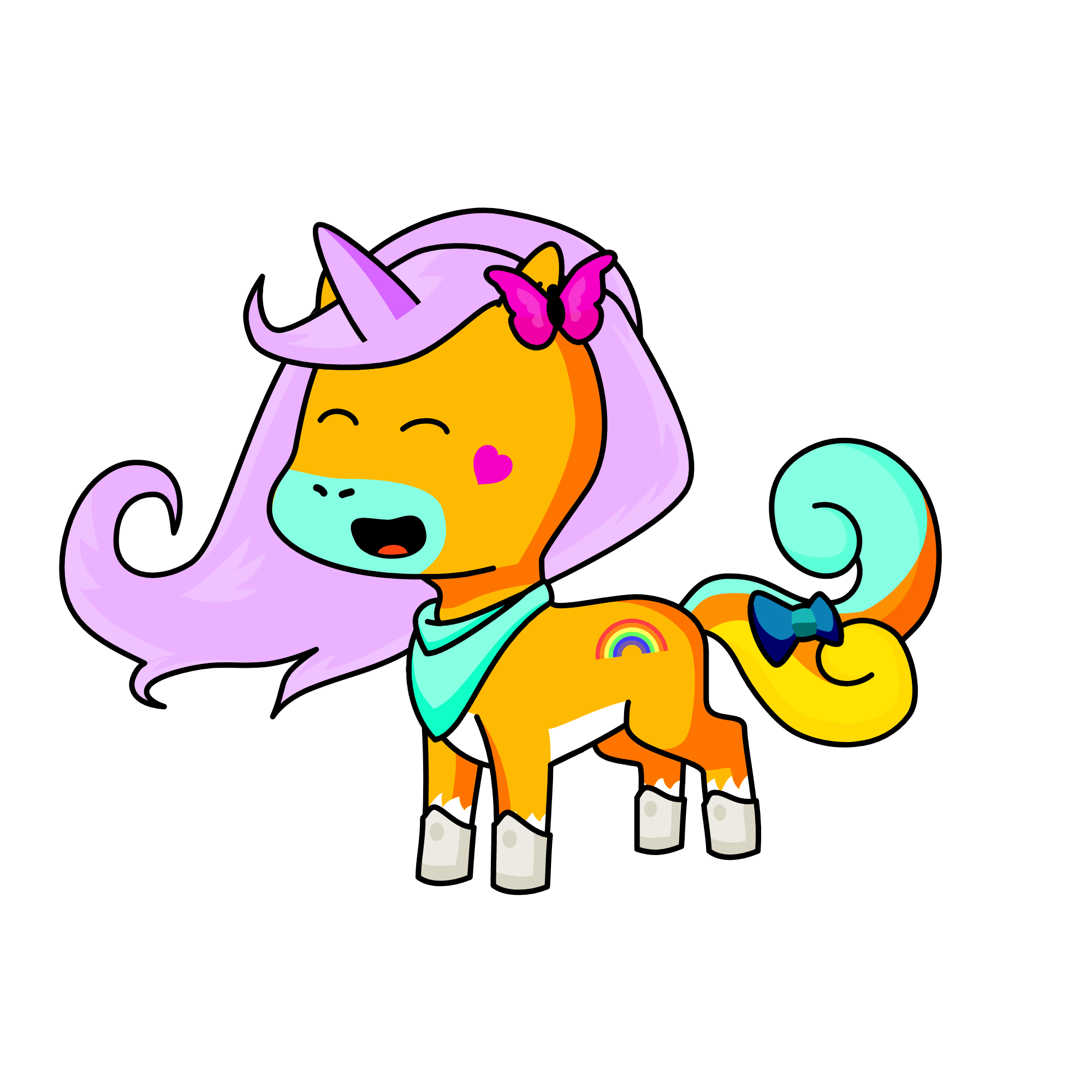 Sandy Star, the unicorn