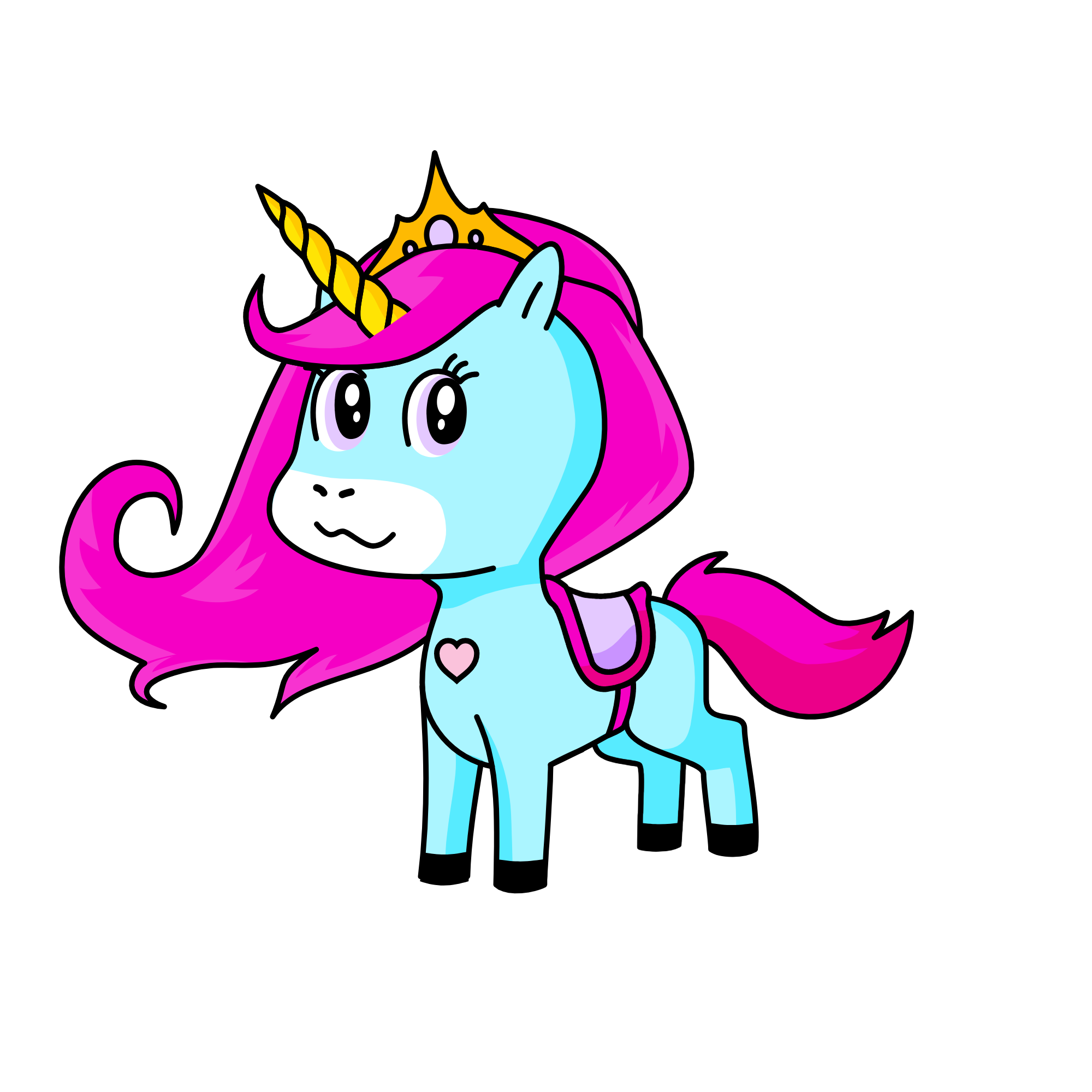 pinky, the unicorn