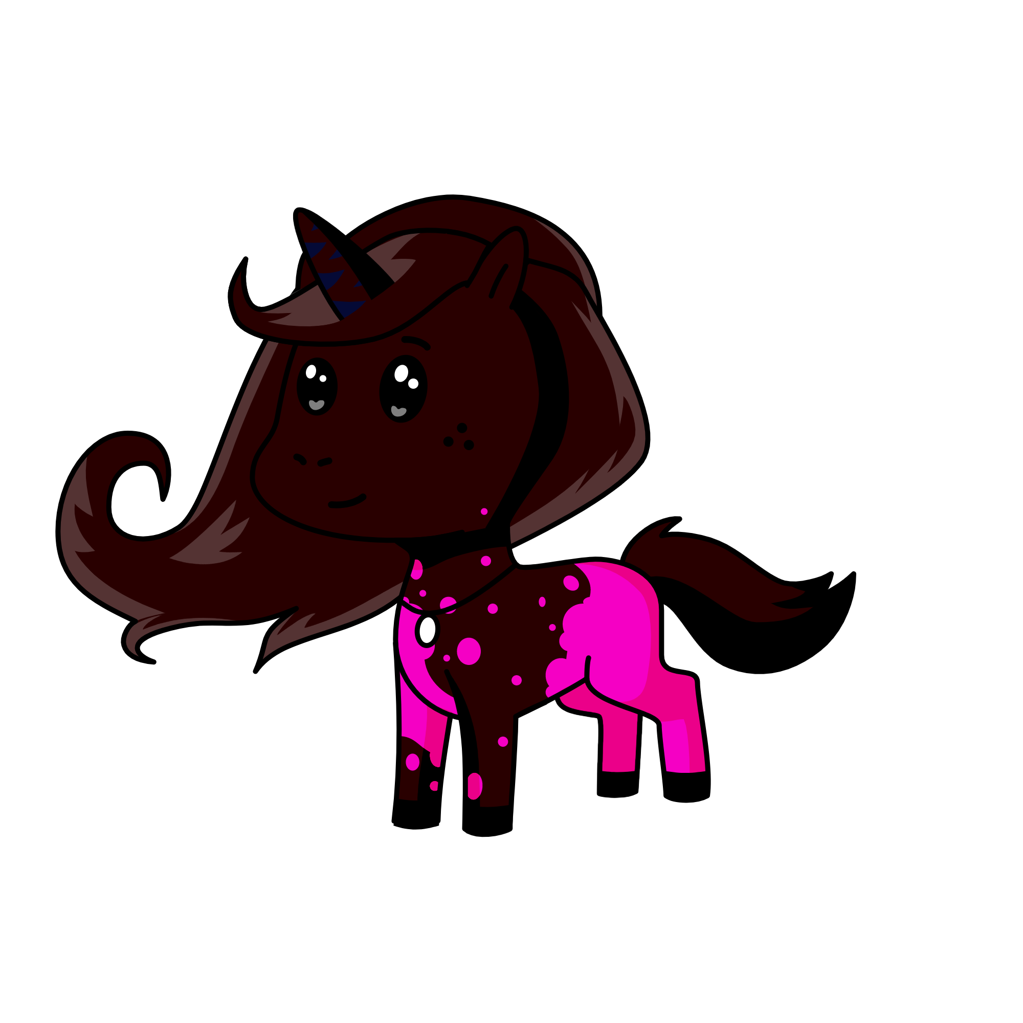 Dark Girl, the unicorn