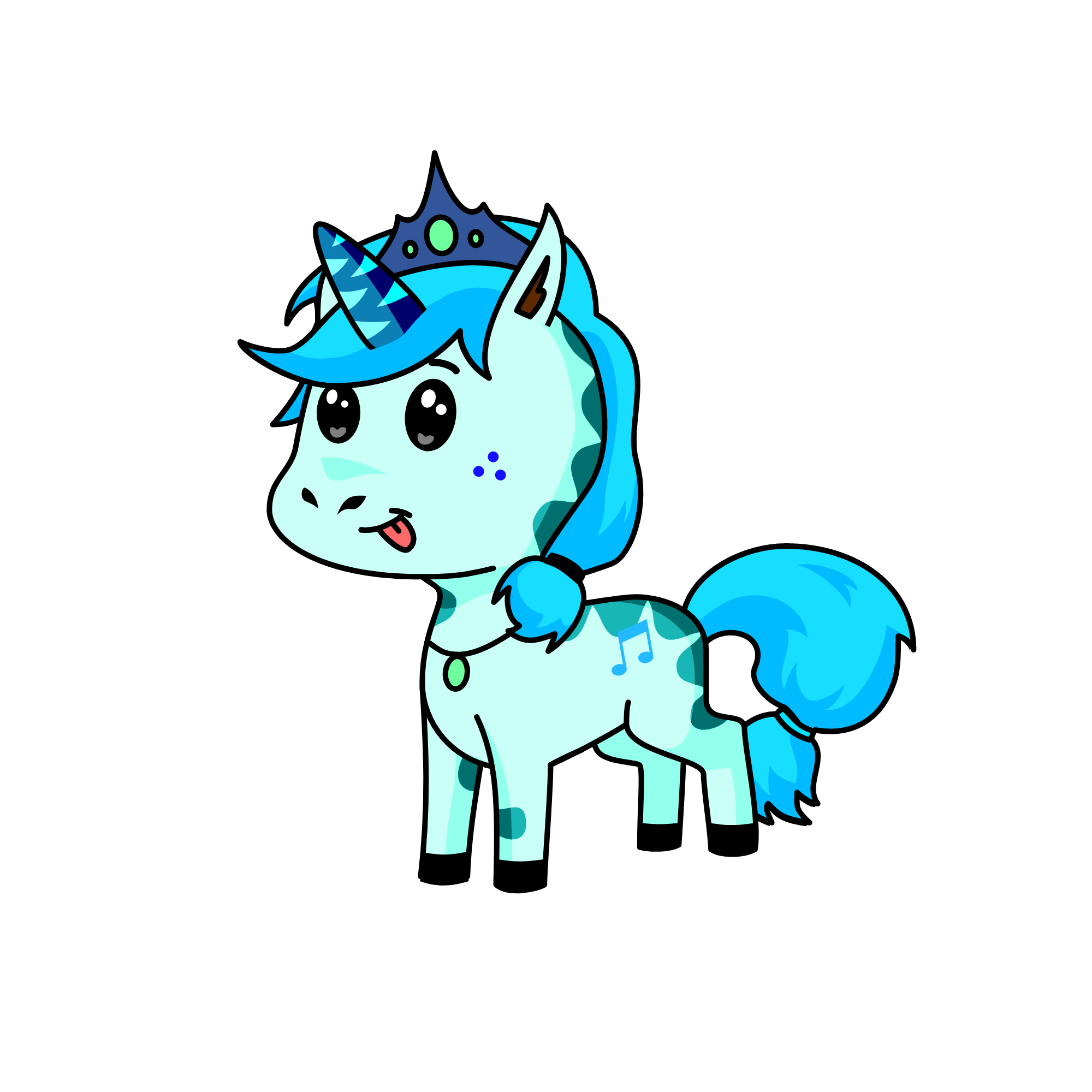 frosty  unicorn, the unicorn