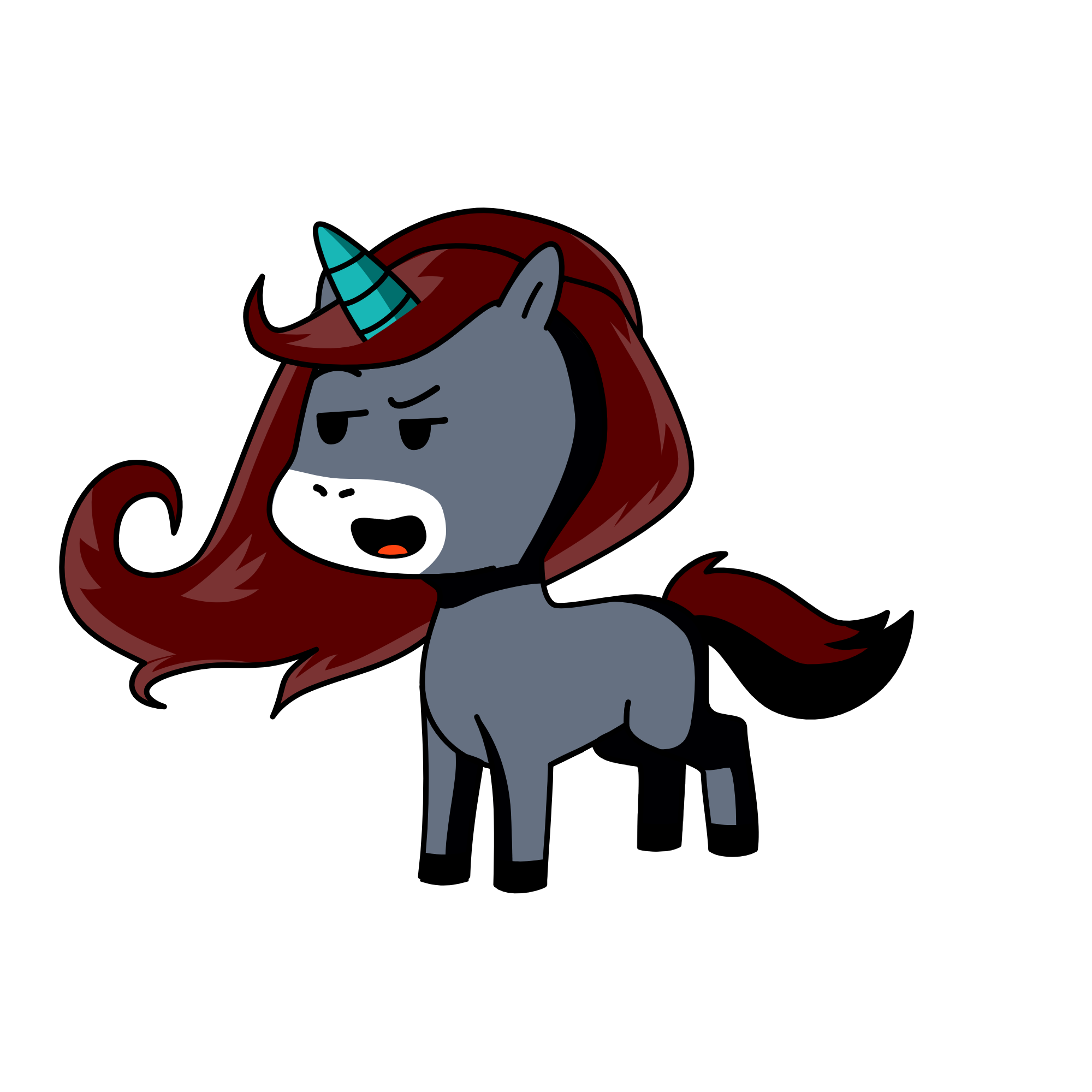mean luna, the unicorn